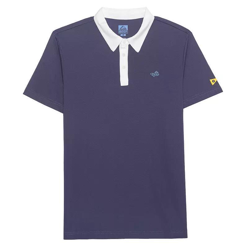 Men's REEF Solid Polo, Size: Medium, White Product Image