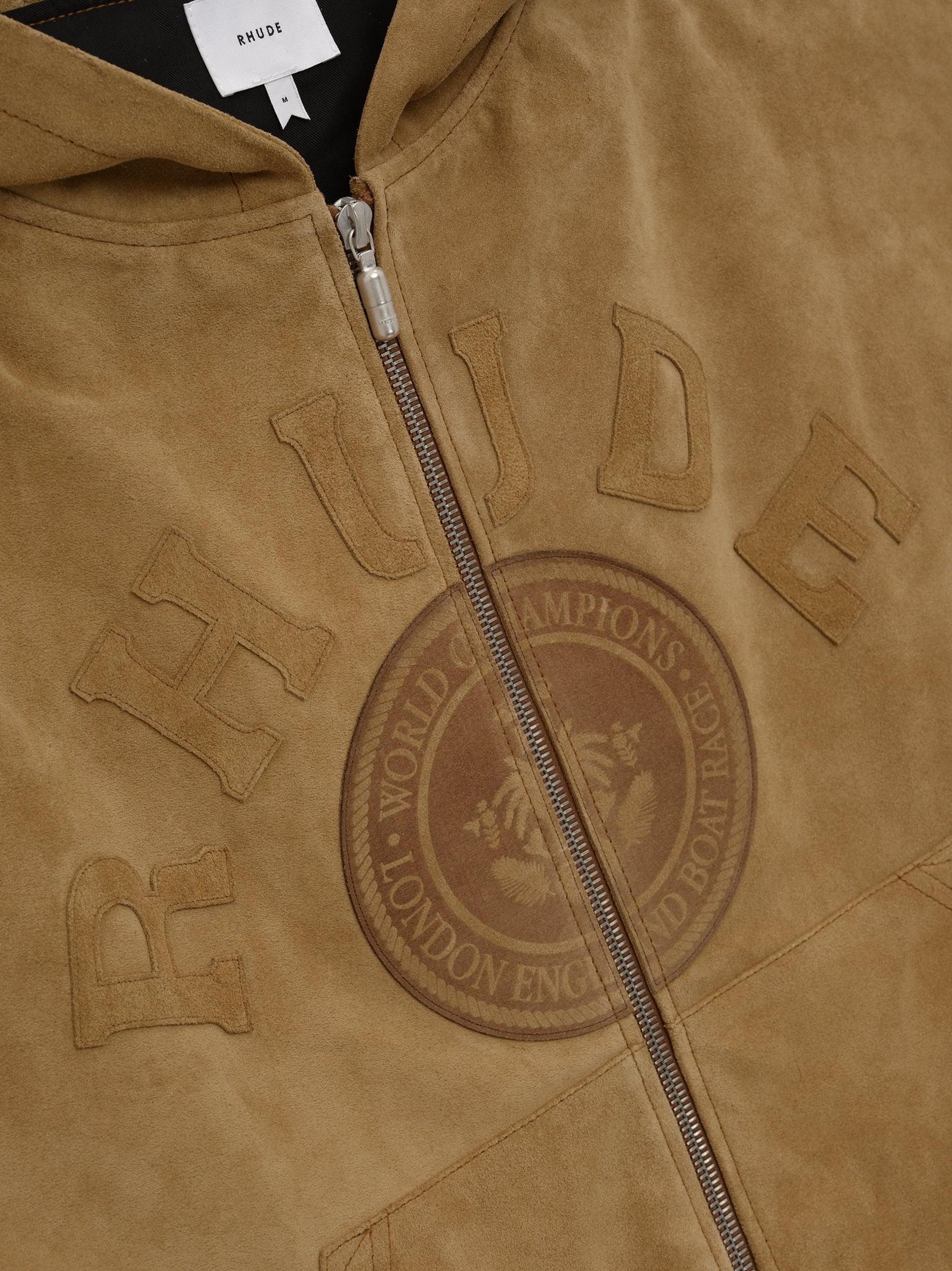 SUEDE RHUDE CREST HOODIE Female Product Image