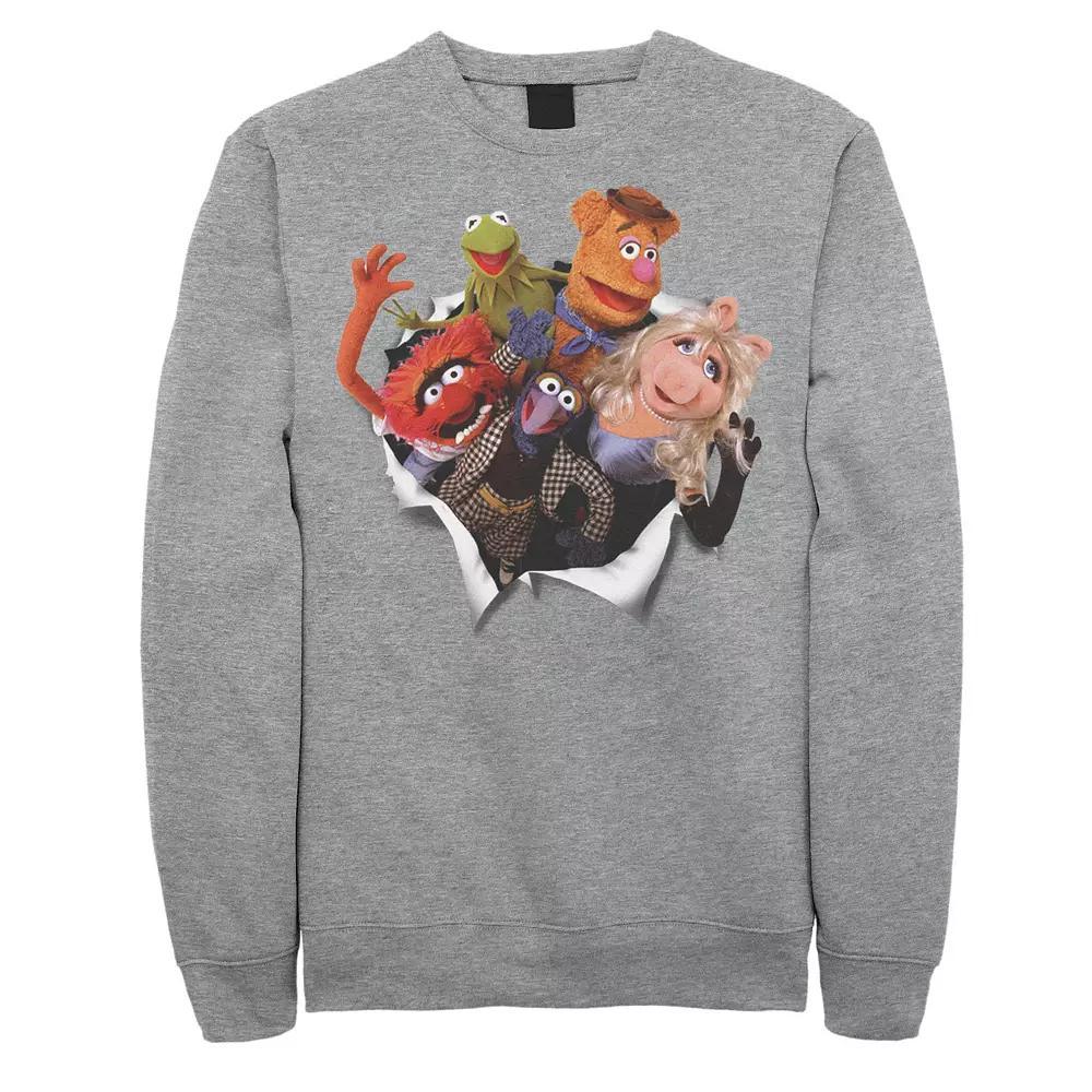 Disney's The Muppets Men's Breakthrough Fleece Sweatshirt, Size: Medium, Athletic Grey Product Image