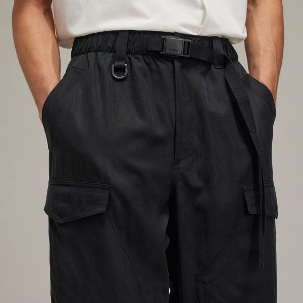 adidas Y-3 Washed Twill Pants Black L Mens Product Image