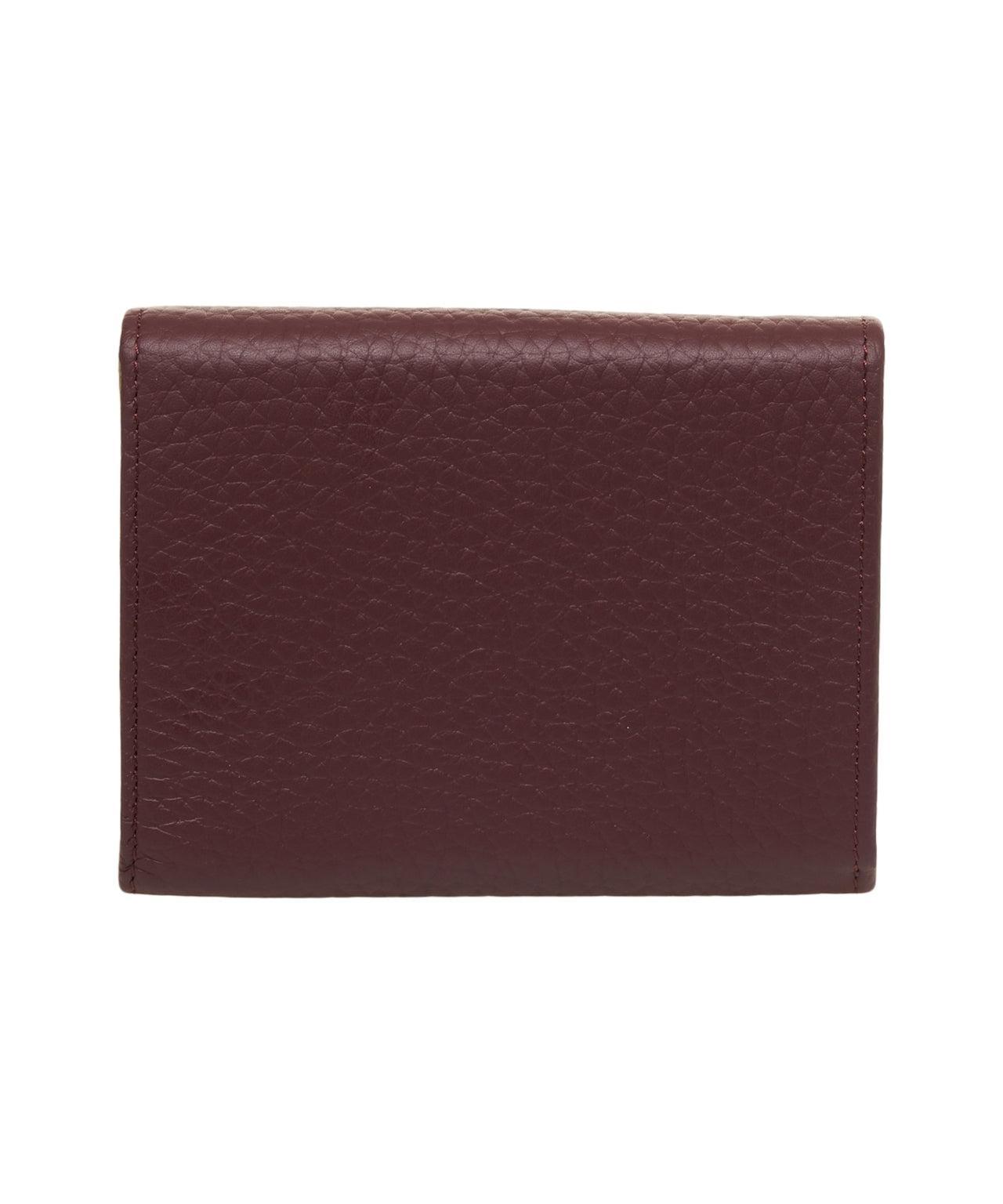 Grained leather wallet Product Image