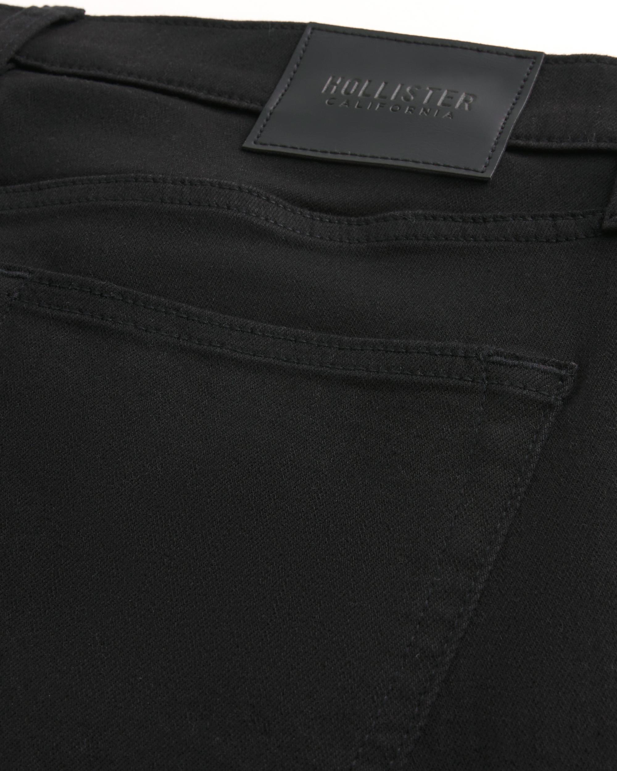 Black No Fade Athletic Skinny Jeans Product Image