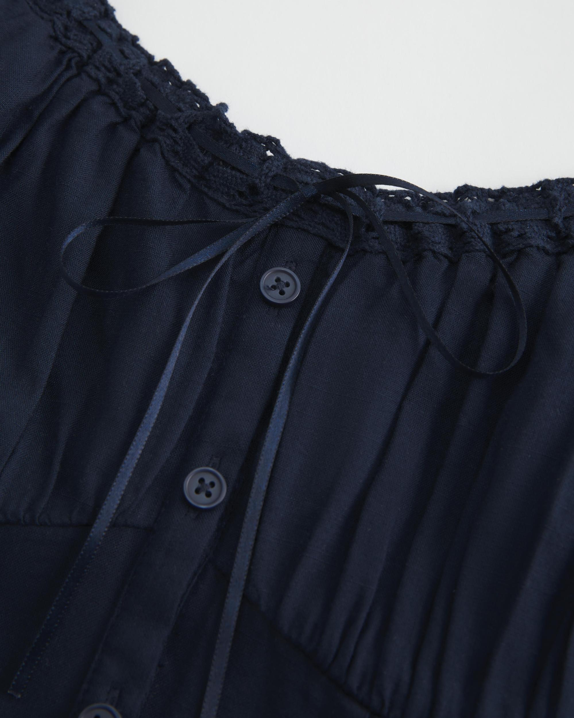 Off-the-Shoulder Pintuck Blouse Product Image