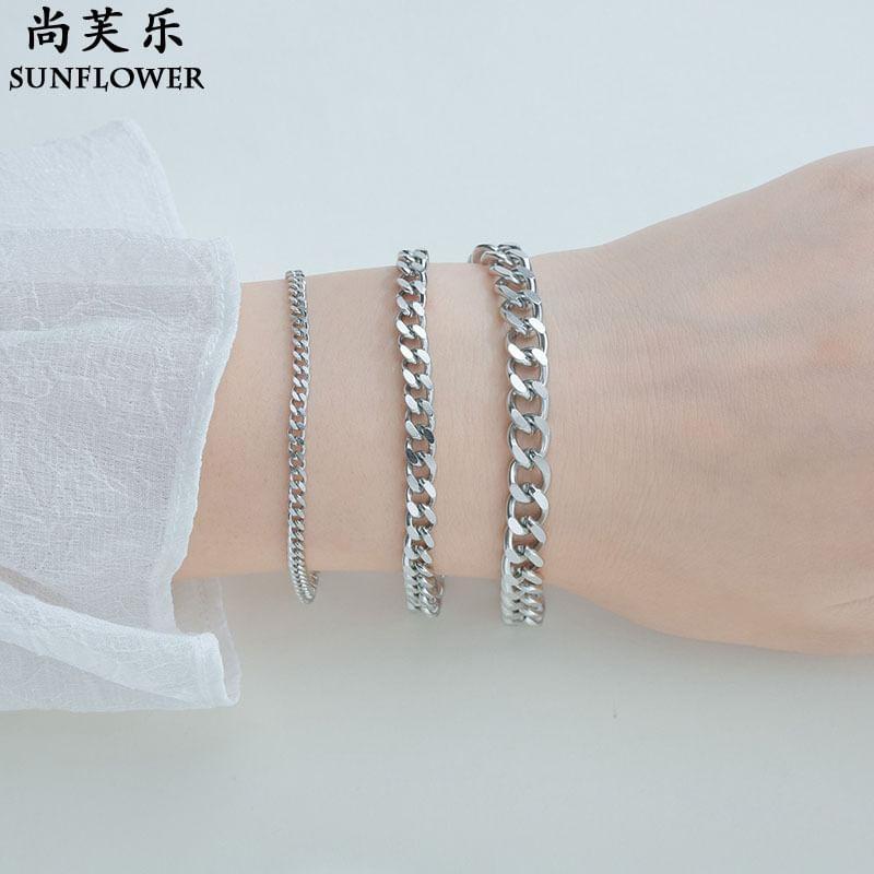 Chunky Chain Stainless Steel Bracelet Product Image