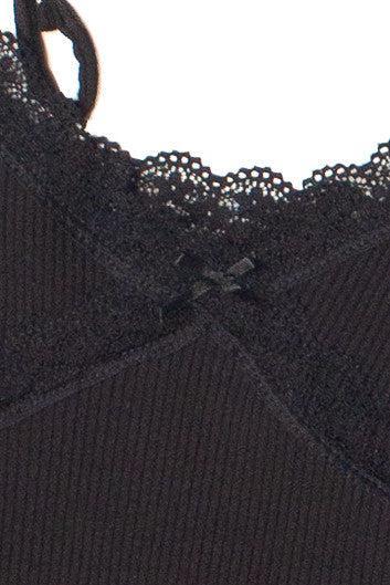 Bow & Lace Detail Mini Dress Product Image