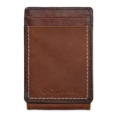 Mens Columbia RFID-Blocking Burnished Magnetic Money Clip Wallet Product Image