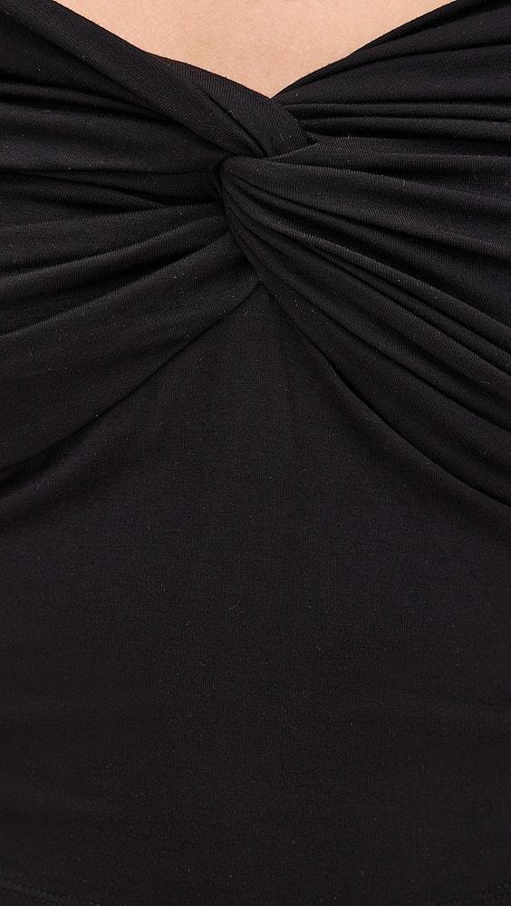 Good American Stretch  Jersey Twist Off Top | Shopbop Product Image