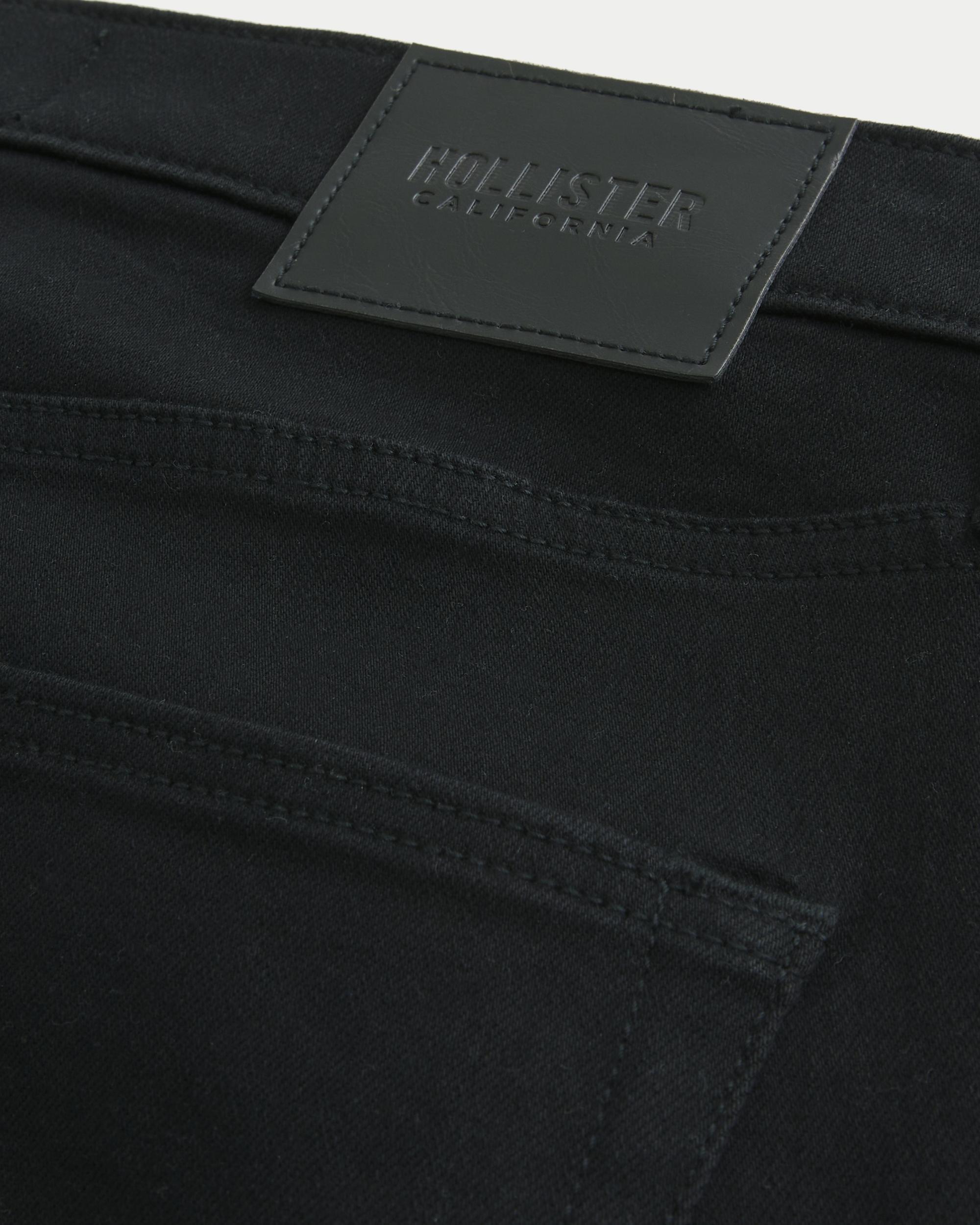 Black No Fade Straight Jeans Product Image