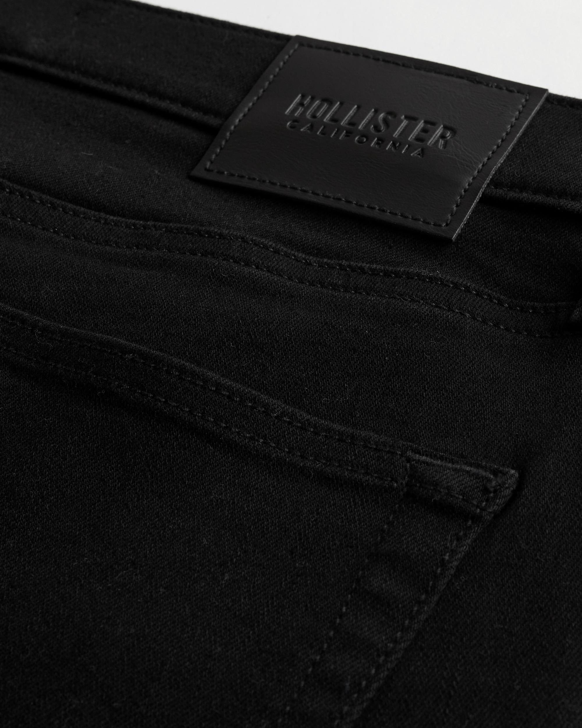 Black No Fade Athletic Skinny Jeans Product Image