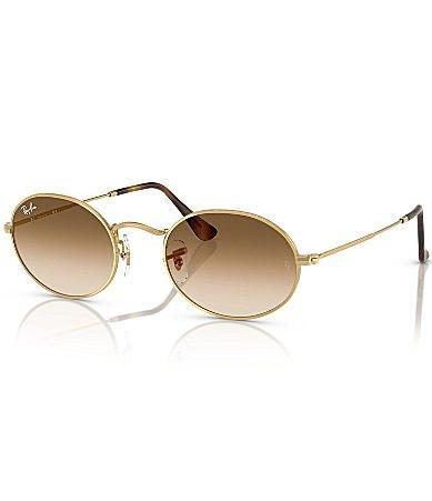 Ray-Ban Mens Rb3547 54mm Oval Sunglasses Product Image
