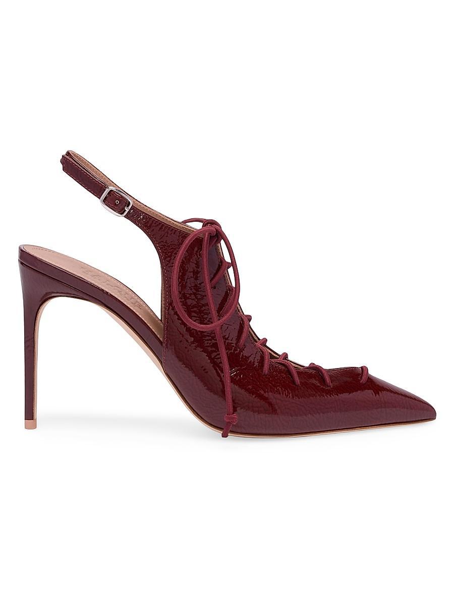 Womens Alia 90MM Naplak Leather Slingback Pumps Product Image