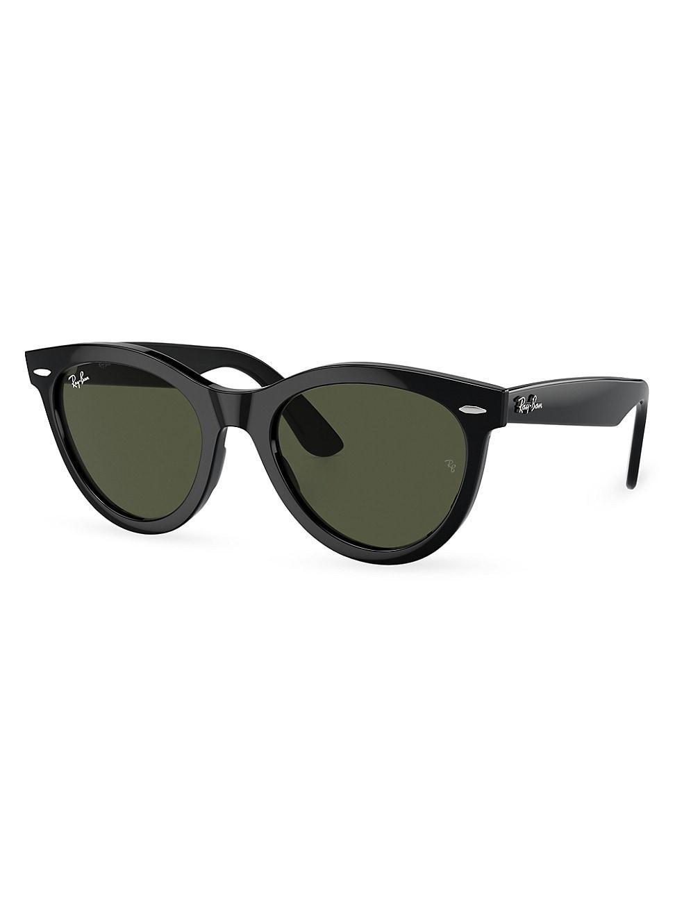 Ray-Ban Wayfarer Way Sunglasses Frame Green Lenses Product Image