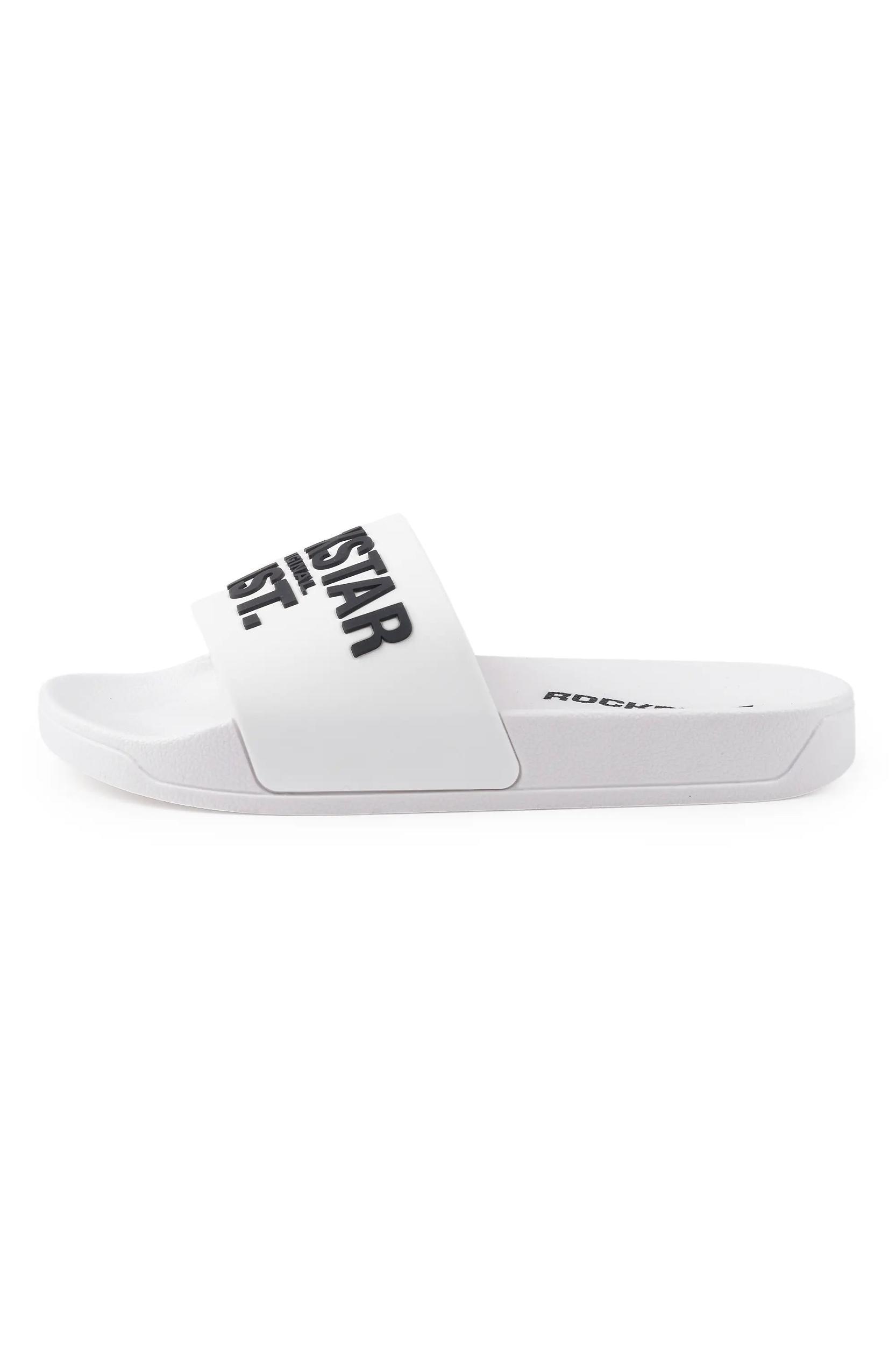 Laguna Lake White Graphic Slides Male Product Image