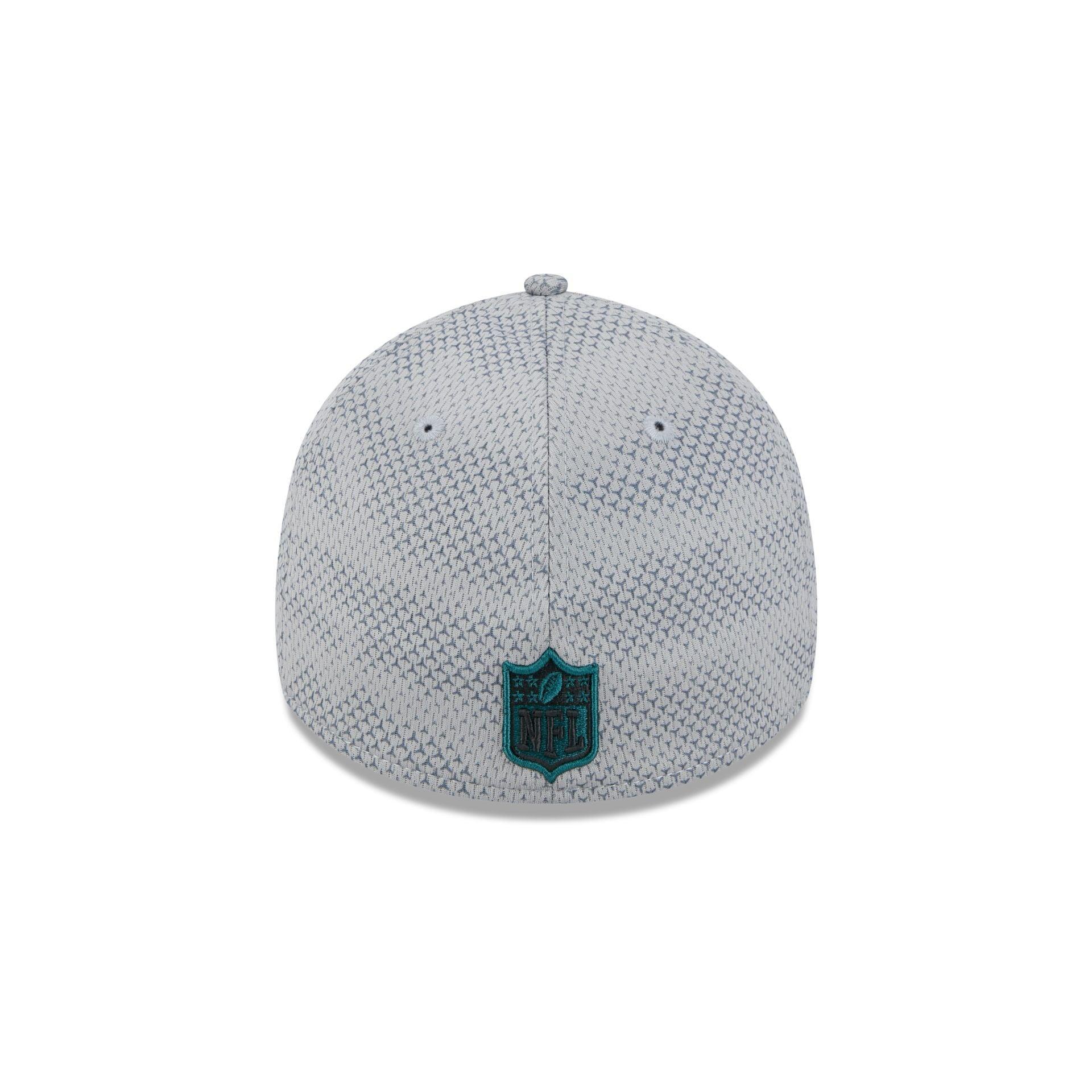 Miami Dolphins 2024 Sideline Gray 39THIRTY Stretch Fit Hat Male Product Image