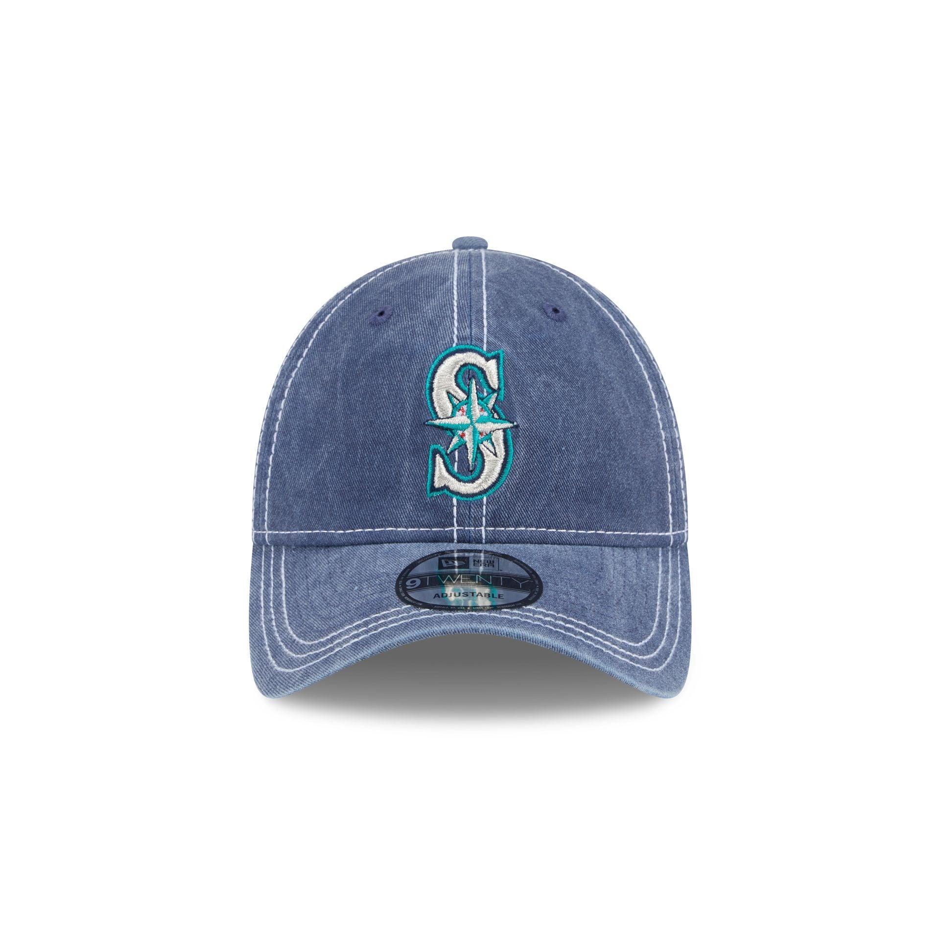 Seattle Mariners Washed Contrast 9TWENTY Adjustable Hat Male Product Image