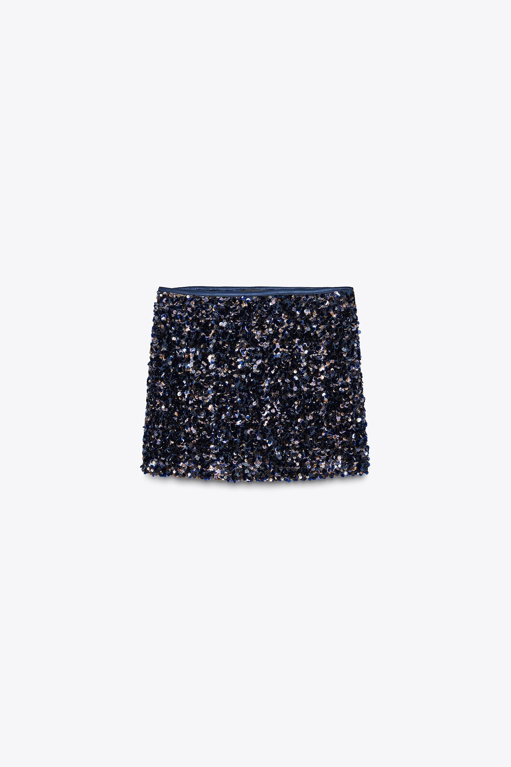 SEQUIN MINI SKIRT Product Image