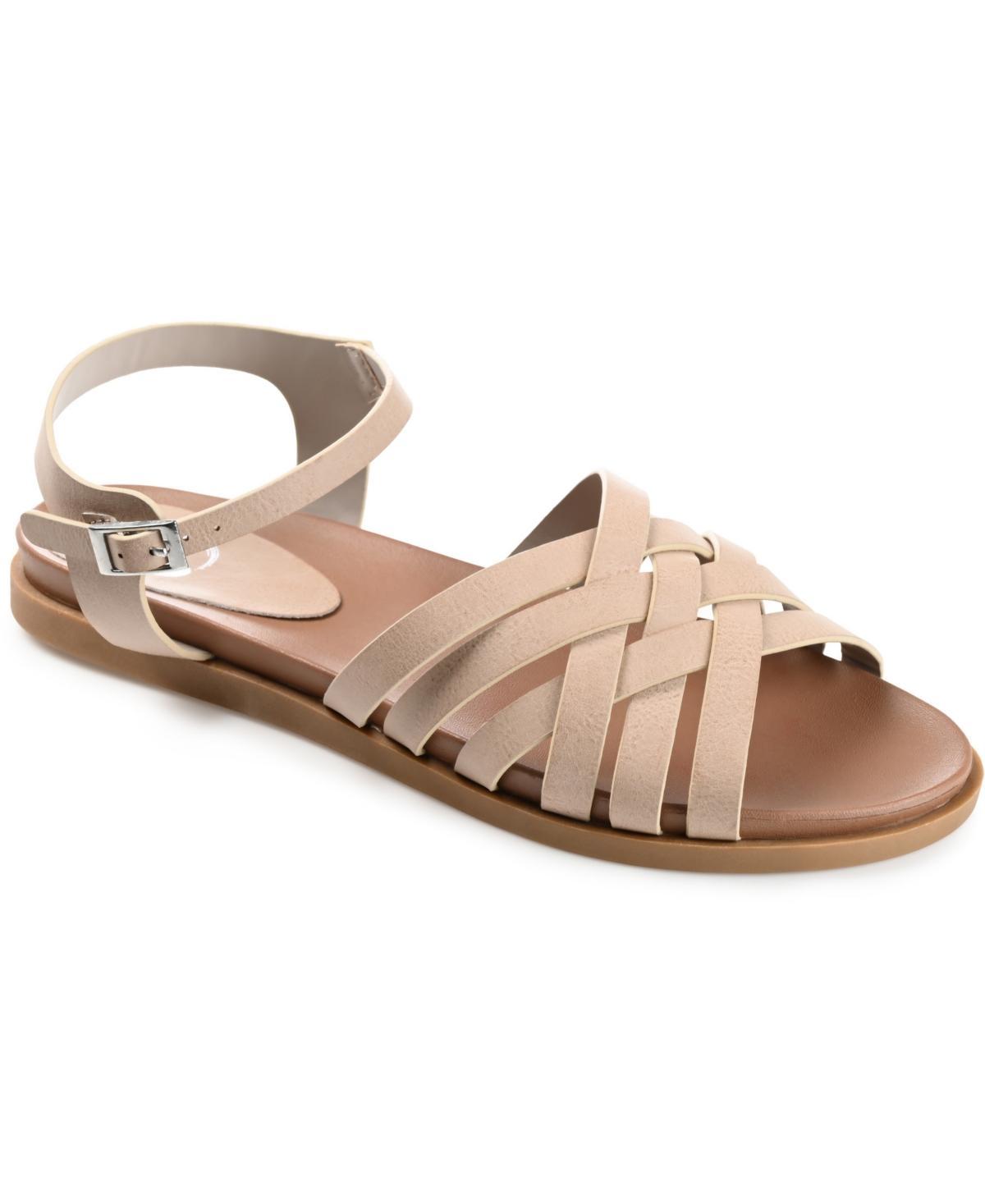 Journee Kimmie Women's Sandals, Size: 6.5, Brown Product Image