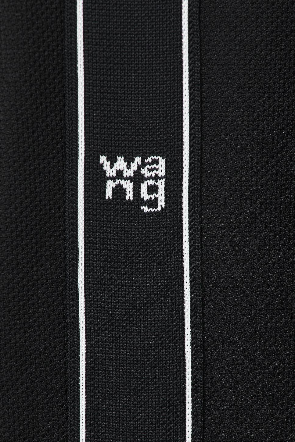 Cropped Track Jacket With Logo Webbing Tape Alexander Wang Product Image