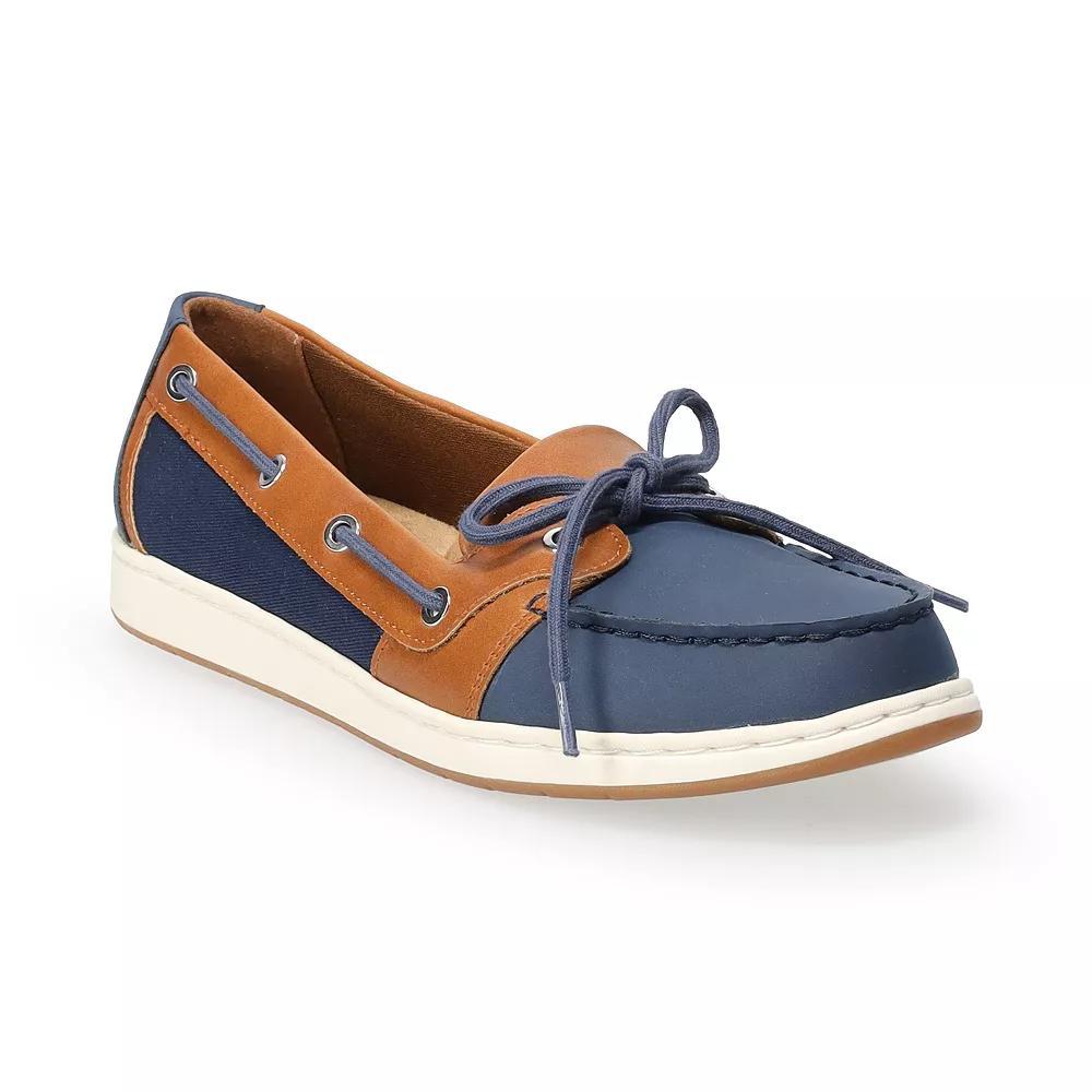 Croft & Barrow® Women's Boat Shoes, Size: 11, Blue Product Image