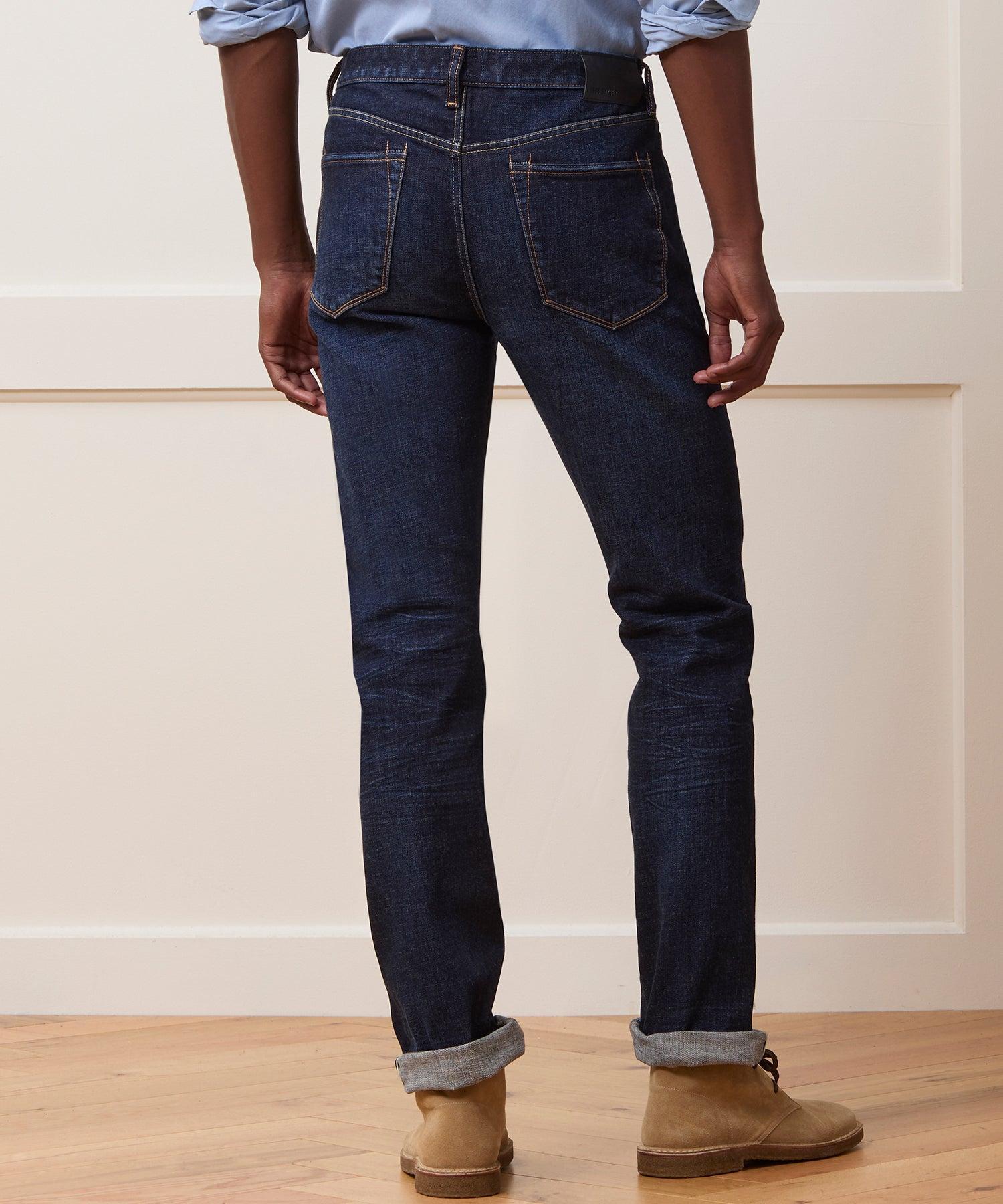 Straight Japanese Selvedge Stretch Jean Product Image