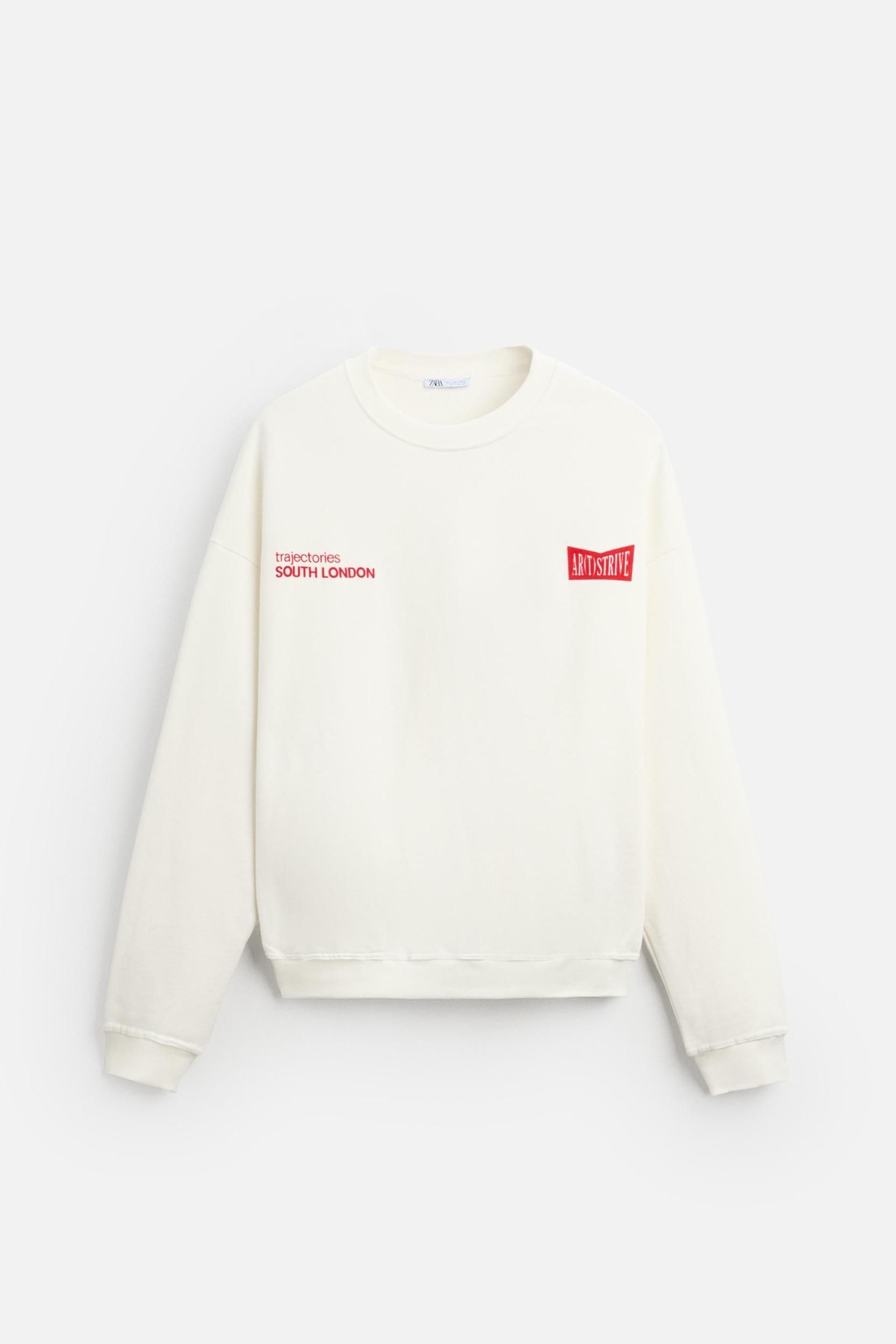 CONTRAST PRINT SWEATSHIRT Product Image