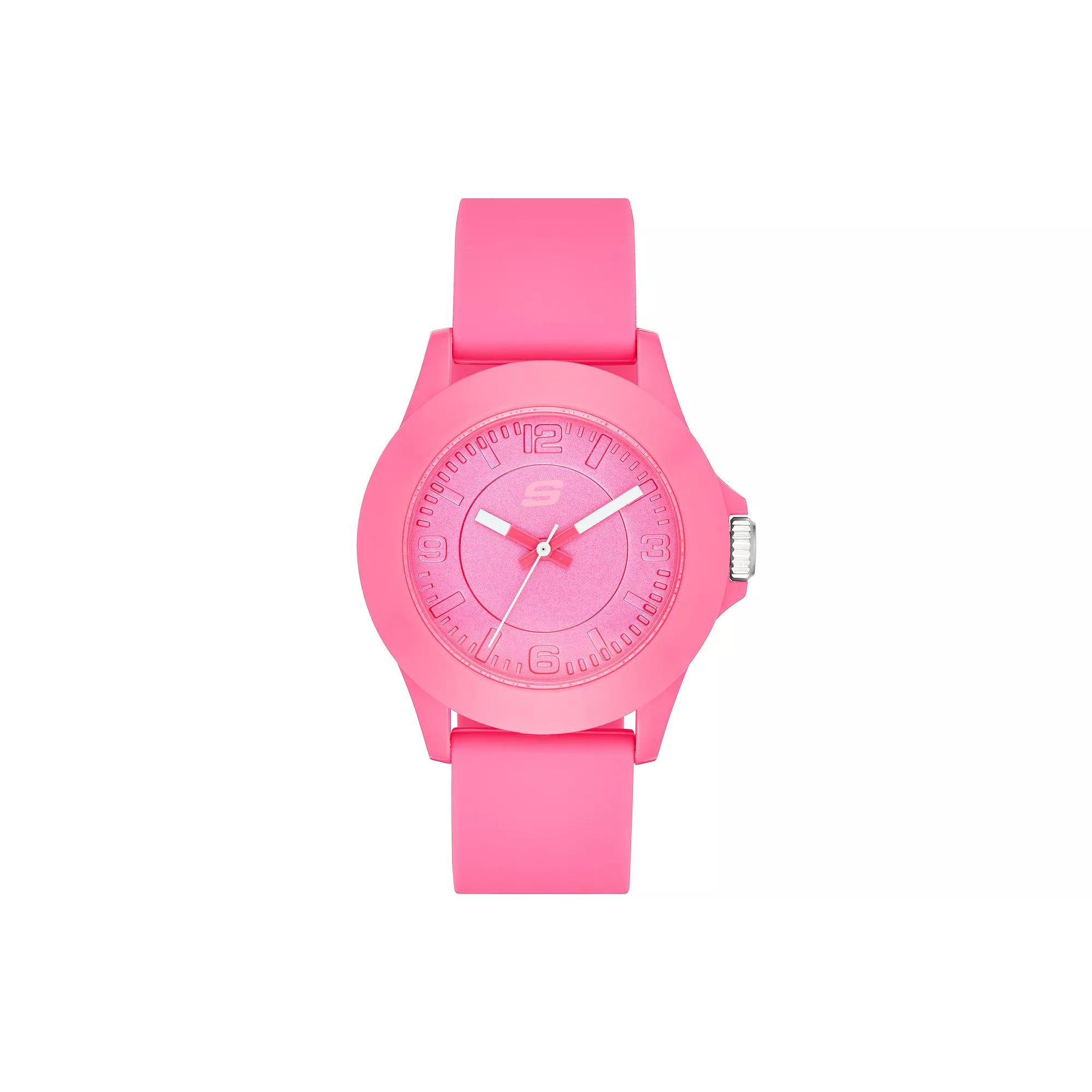 Skechers Women's Rosencrans Silicone Watch, Size: Large, Pink Product Image