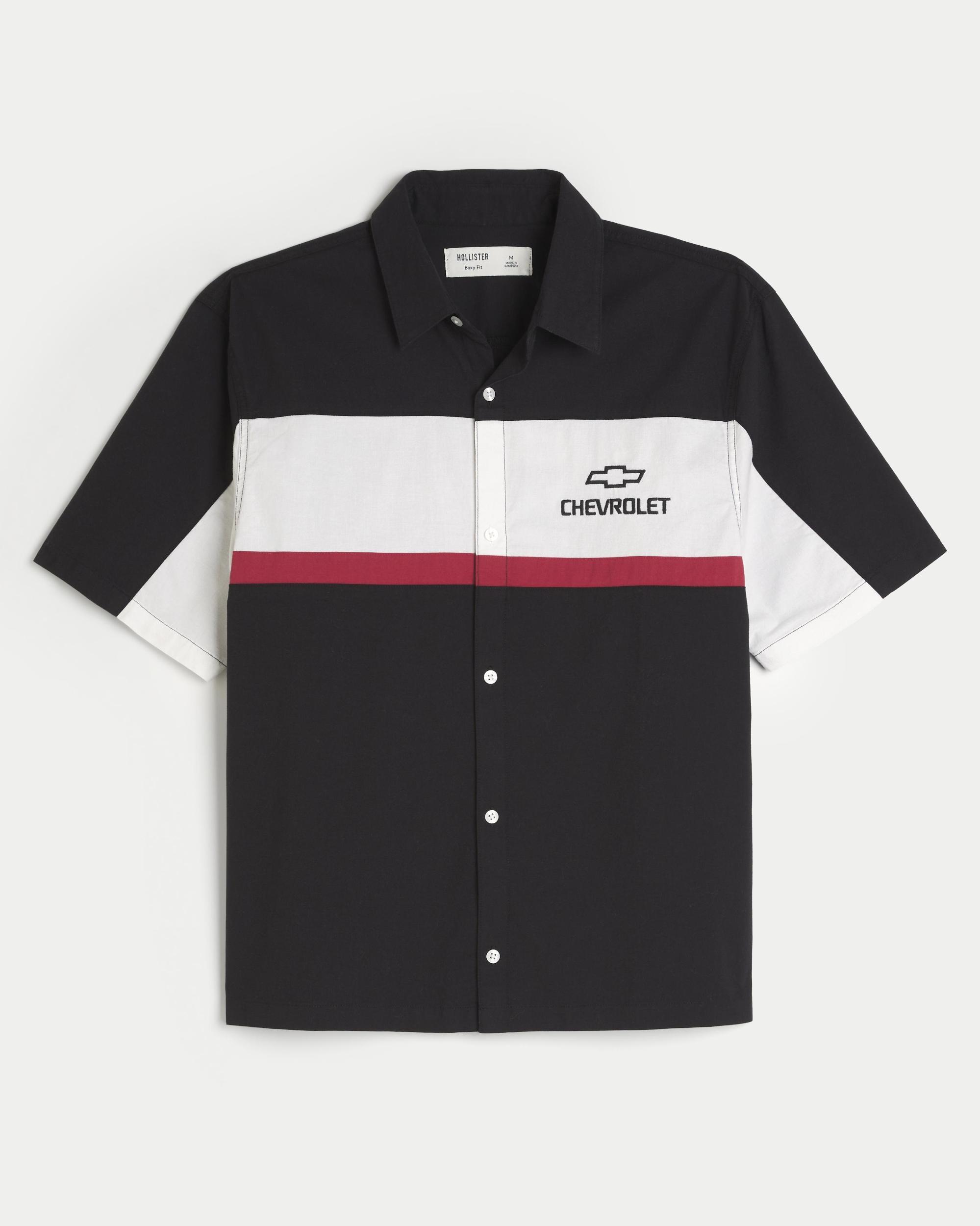Boxy Short-Sleeve Chevrolet Corvette Graphic Shirt Product Image