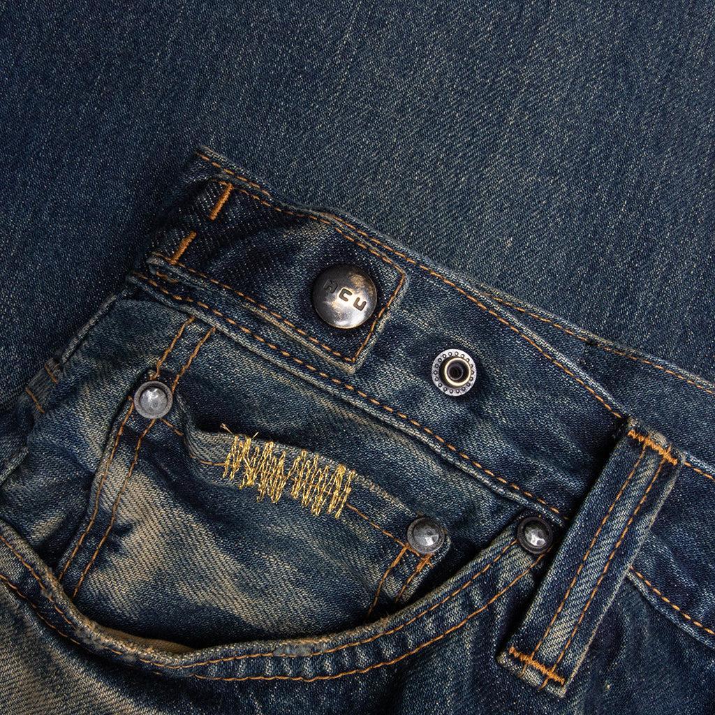 Showa Relaxed Jean - Dirty Gold Repair Male Product Image