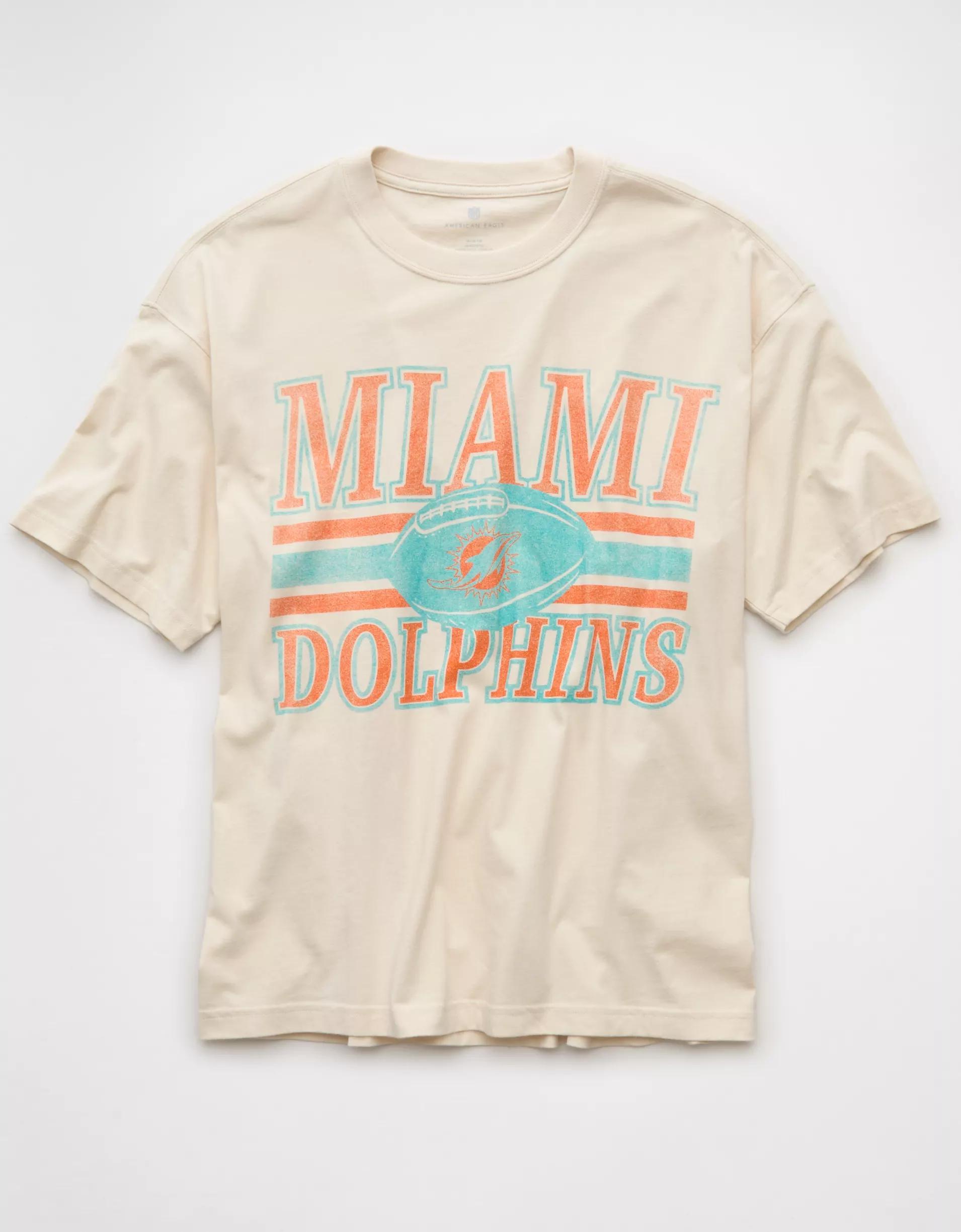 AE Boxy NFL Miami Dolphins Graphic T-Shirt Product Image