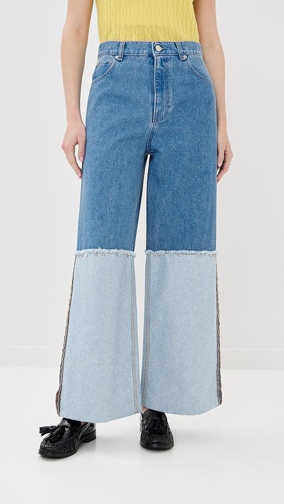 Marni Mega Turn Up Trousers | Shopbop Product Image