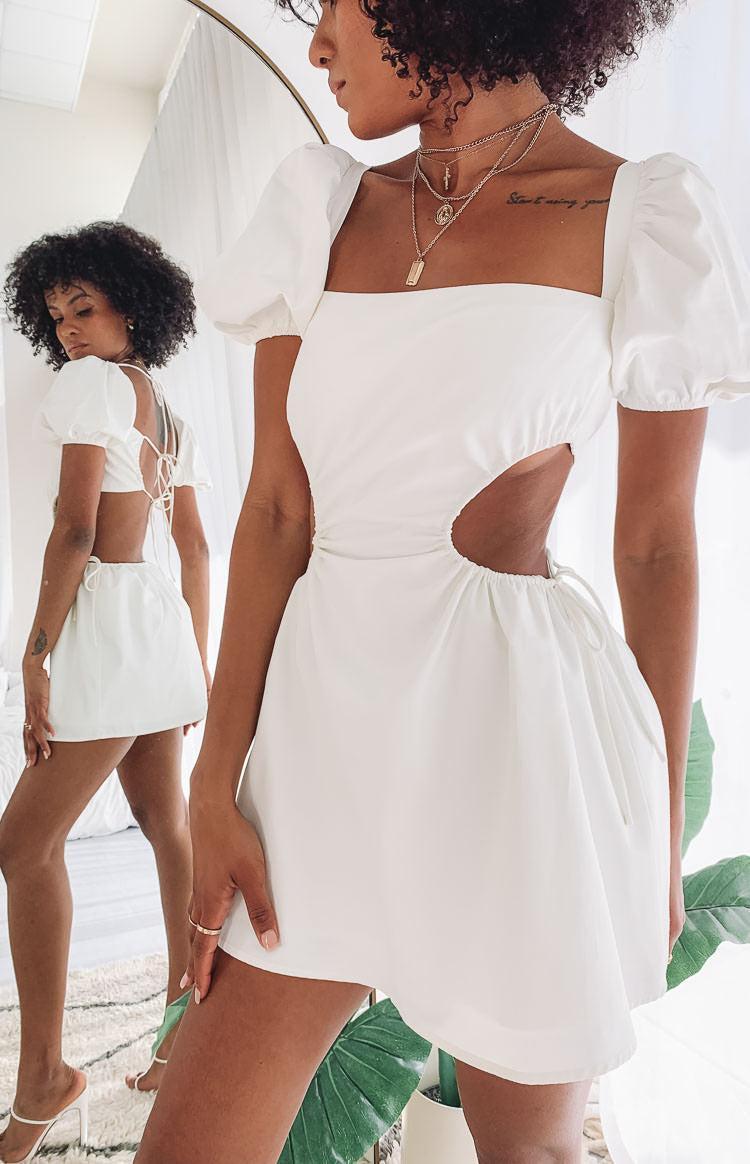 Penelope Mini Dress White Product Image