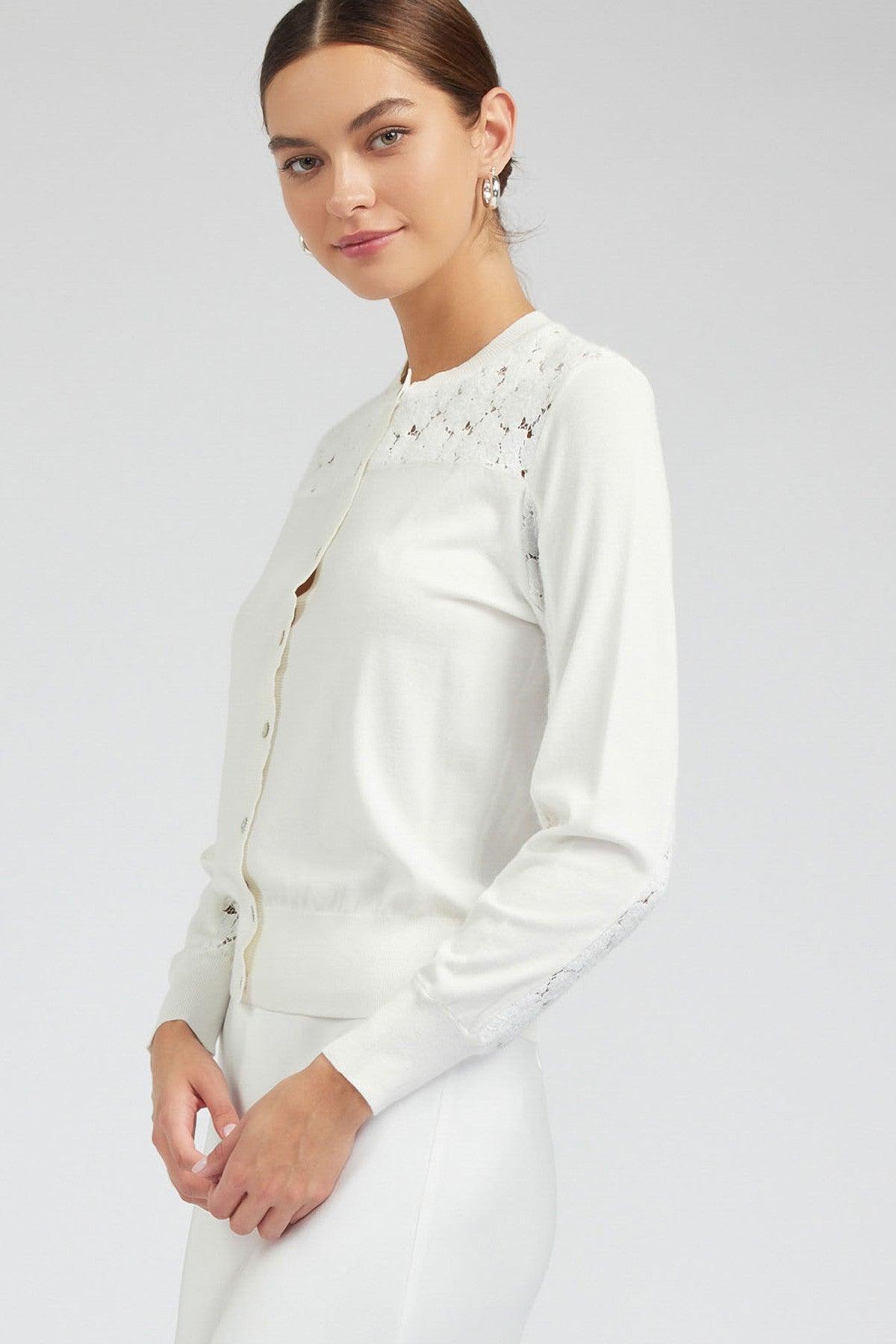 Floral Combo Button Down Cardi Product Image