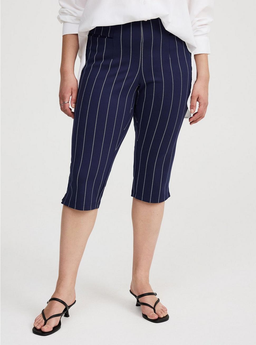 Pull-On High-Rise Capri Pant Product Image