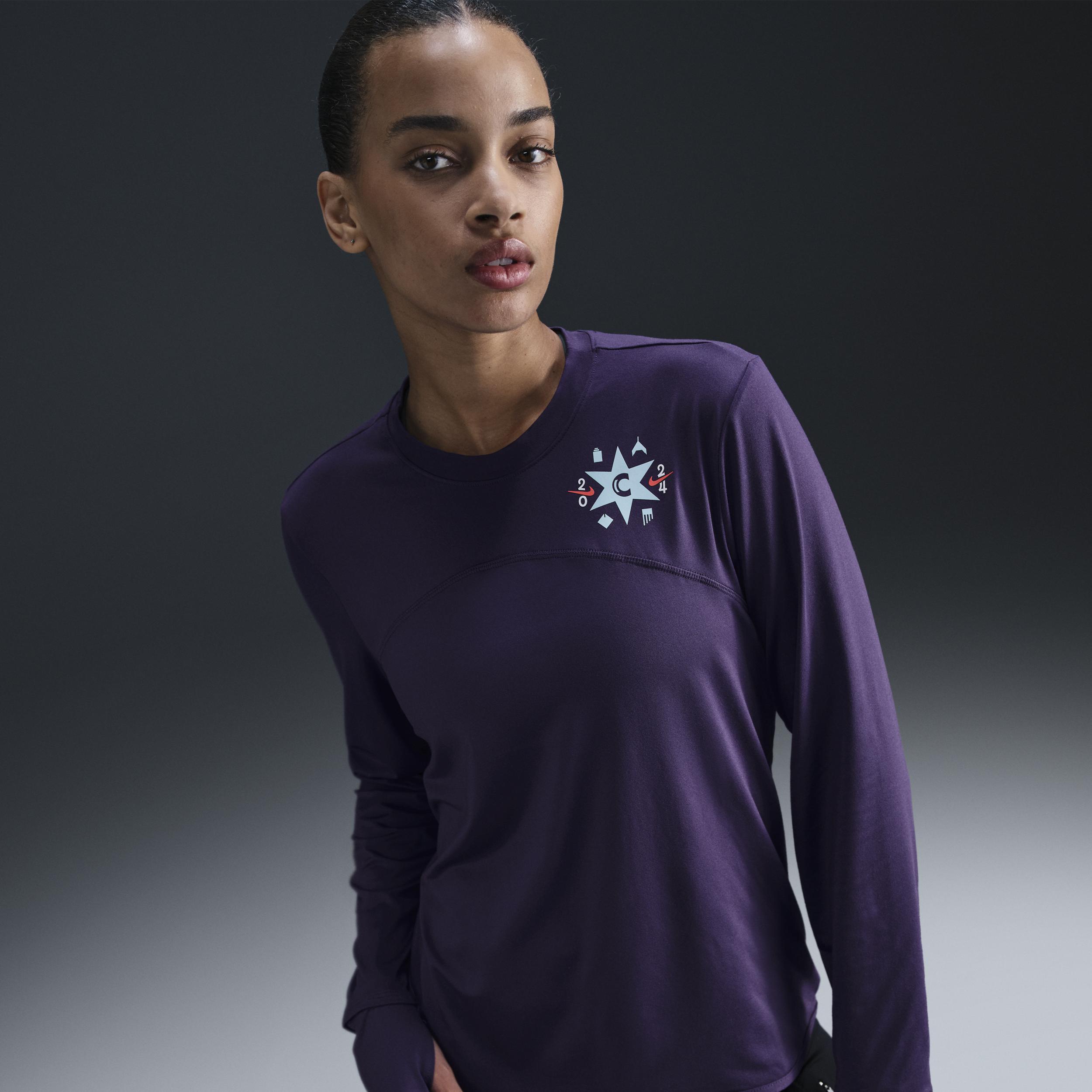 Nike Swift Element Women's Dri-FIT Crew-Neck Running Top Product Image