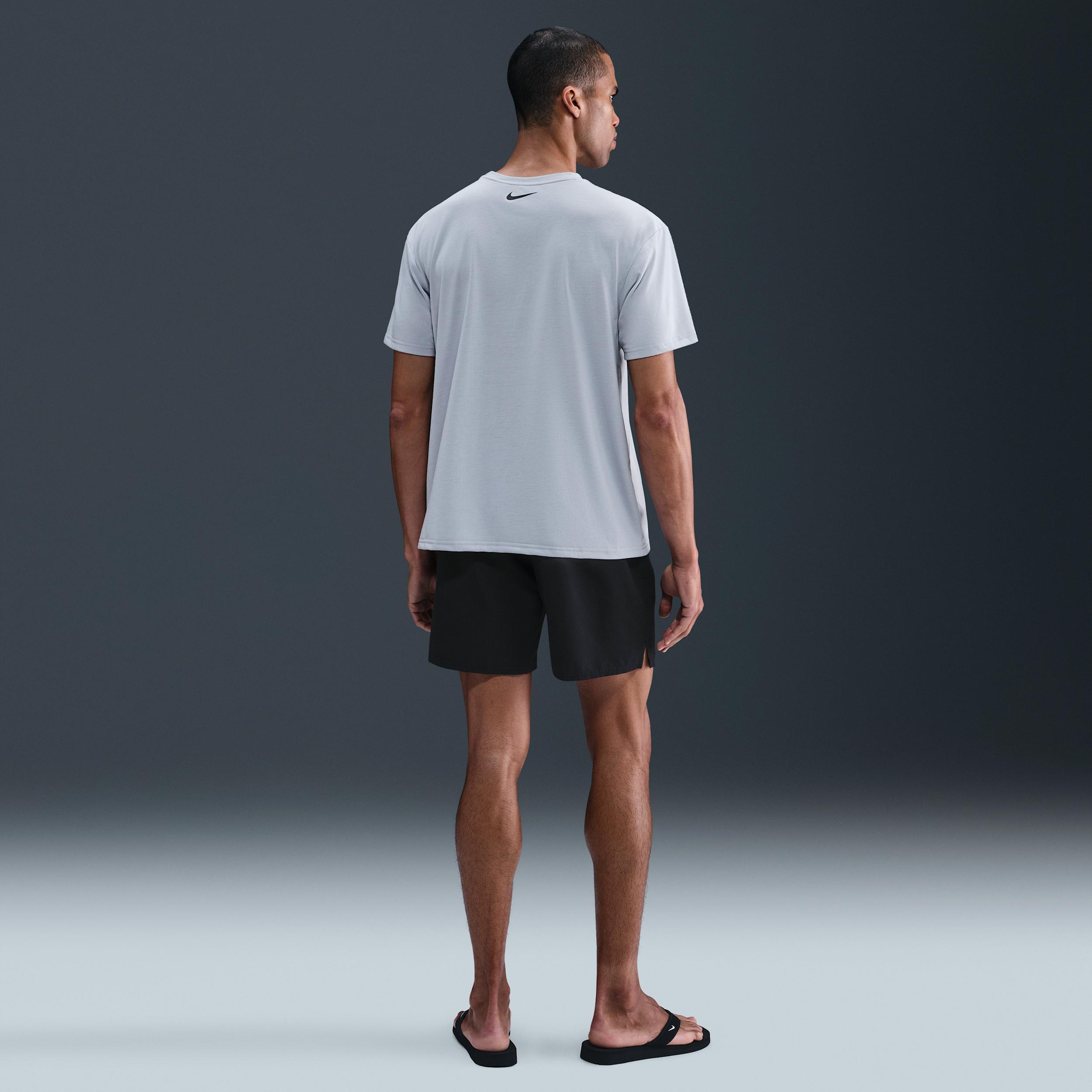 Nike Men's Swim Swoosh Hydroguard Short-Sleeve Top Product Image