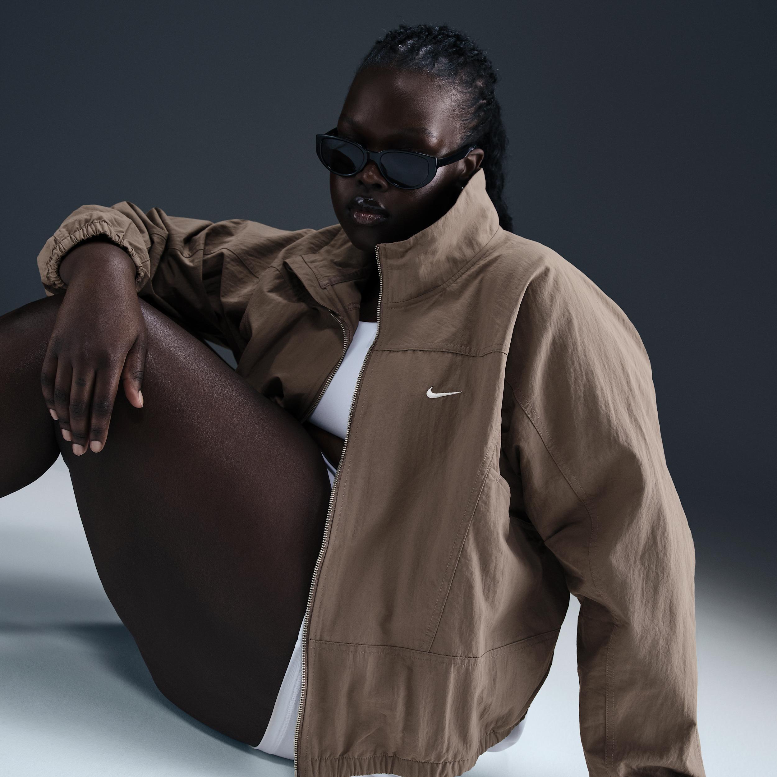 Nike Sportswear Everything Wovens Women's Oversized Repel UV Protection Jacket (Plus Size) Product Image