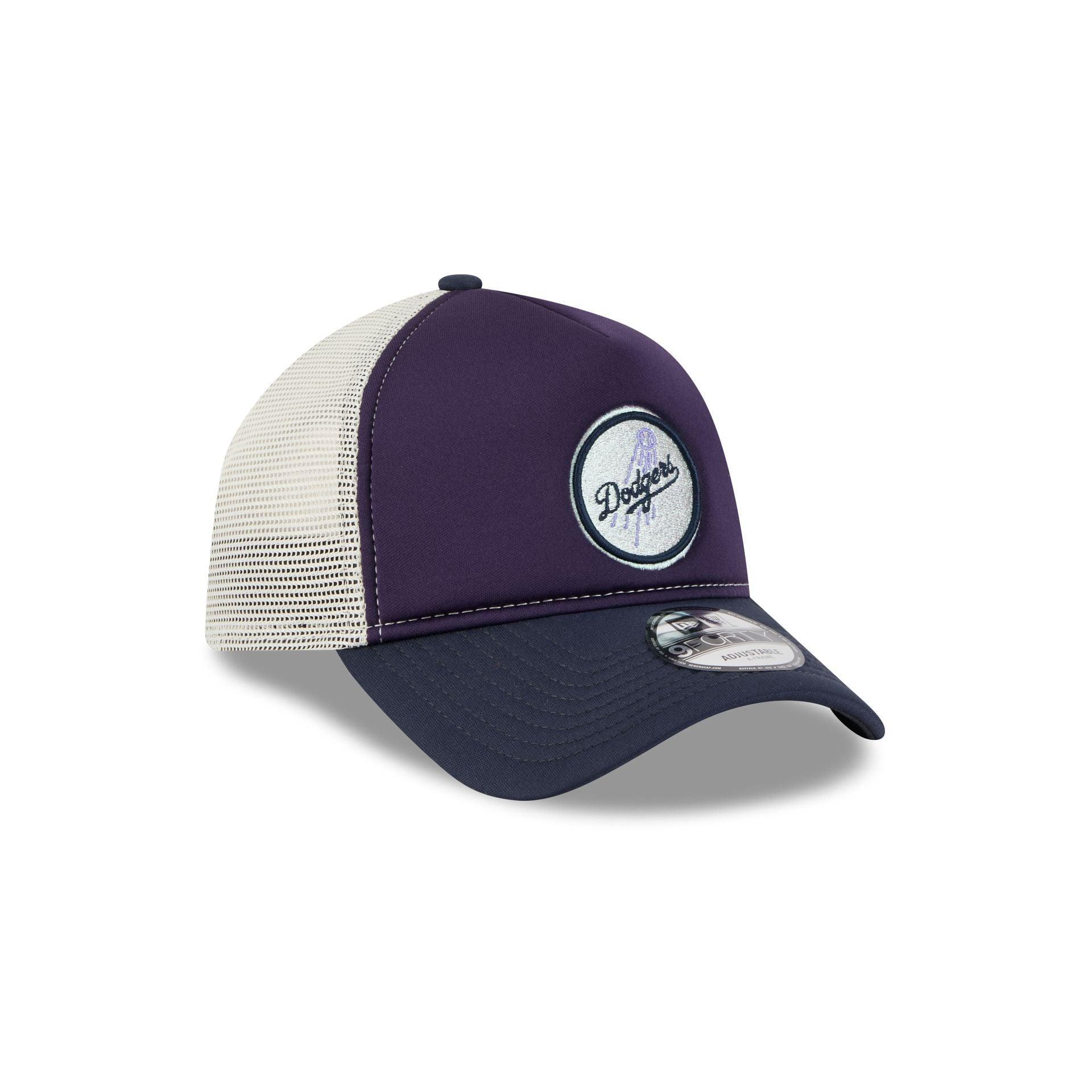 Colorado Rockies Navy Purple 9FORTY A-Frame Trucker Hat Male Product Image