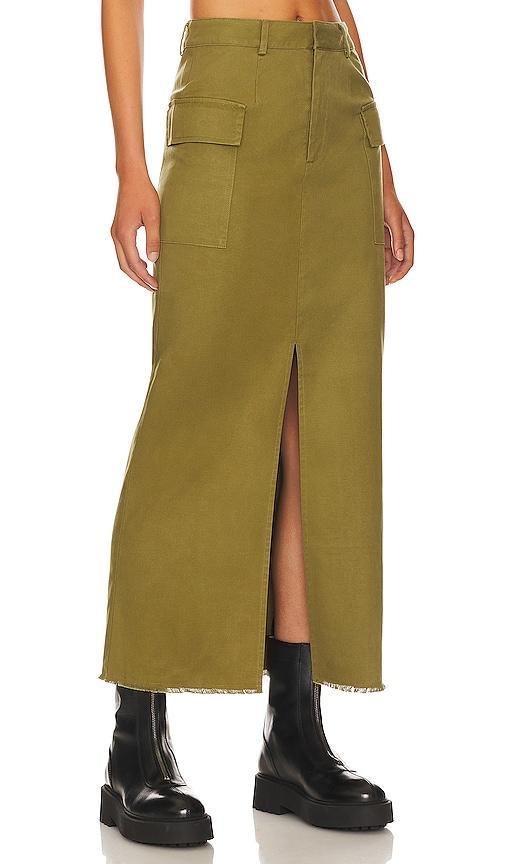 Summer Maxi Skirt Line & Dot Product Image