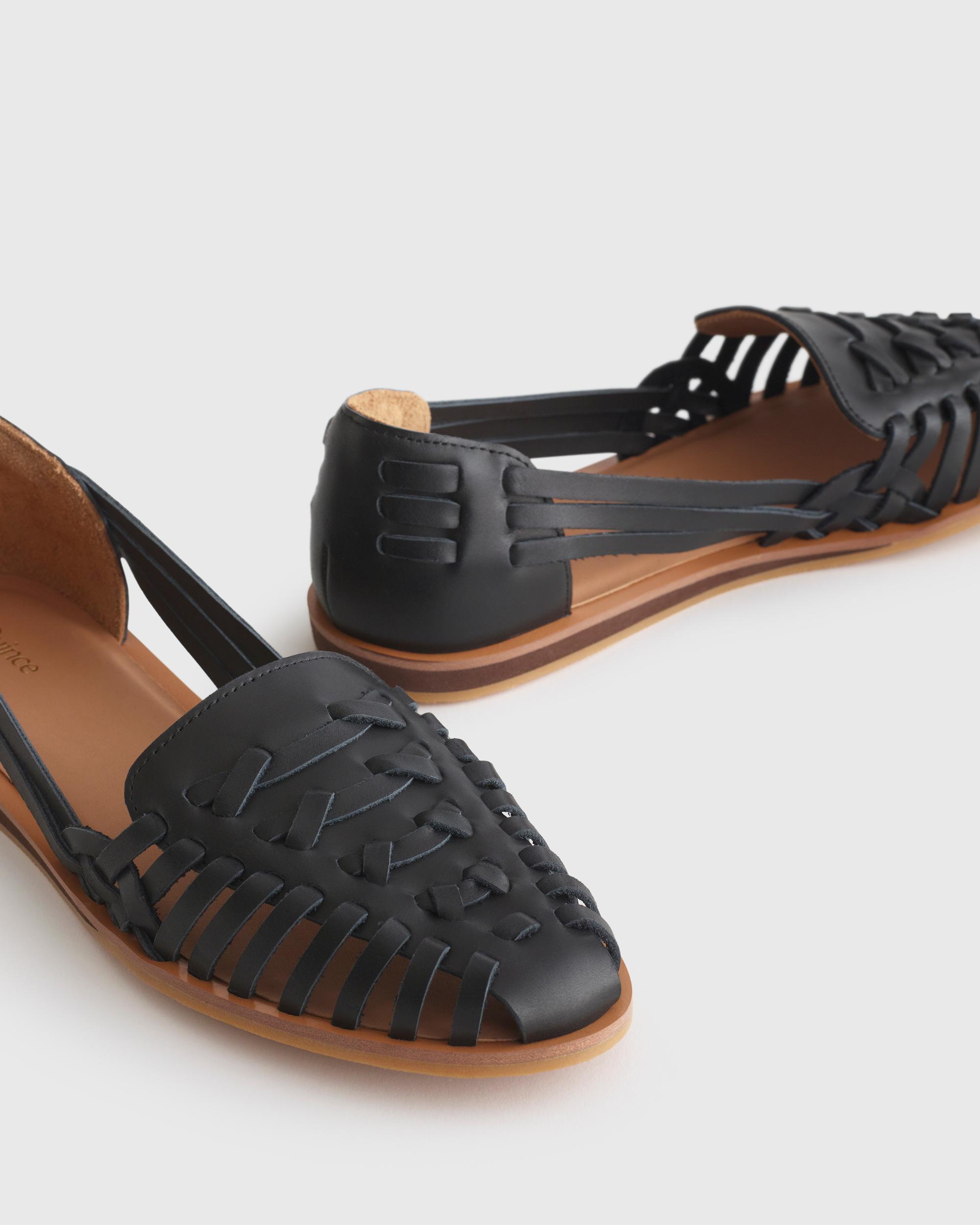 Quince | Women's Huarache Flat Leather Product Image