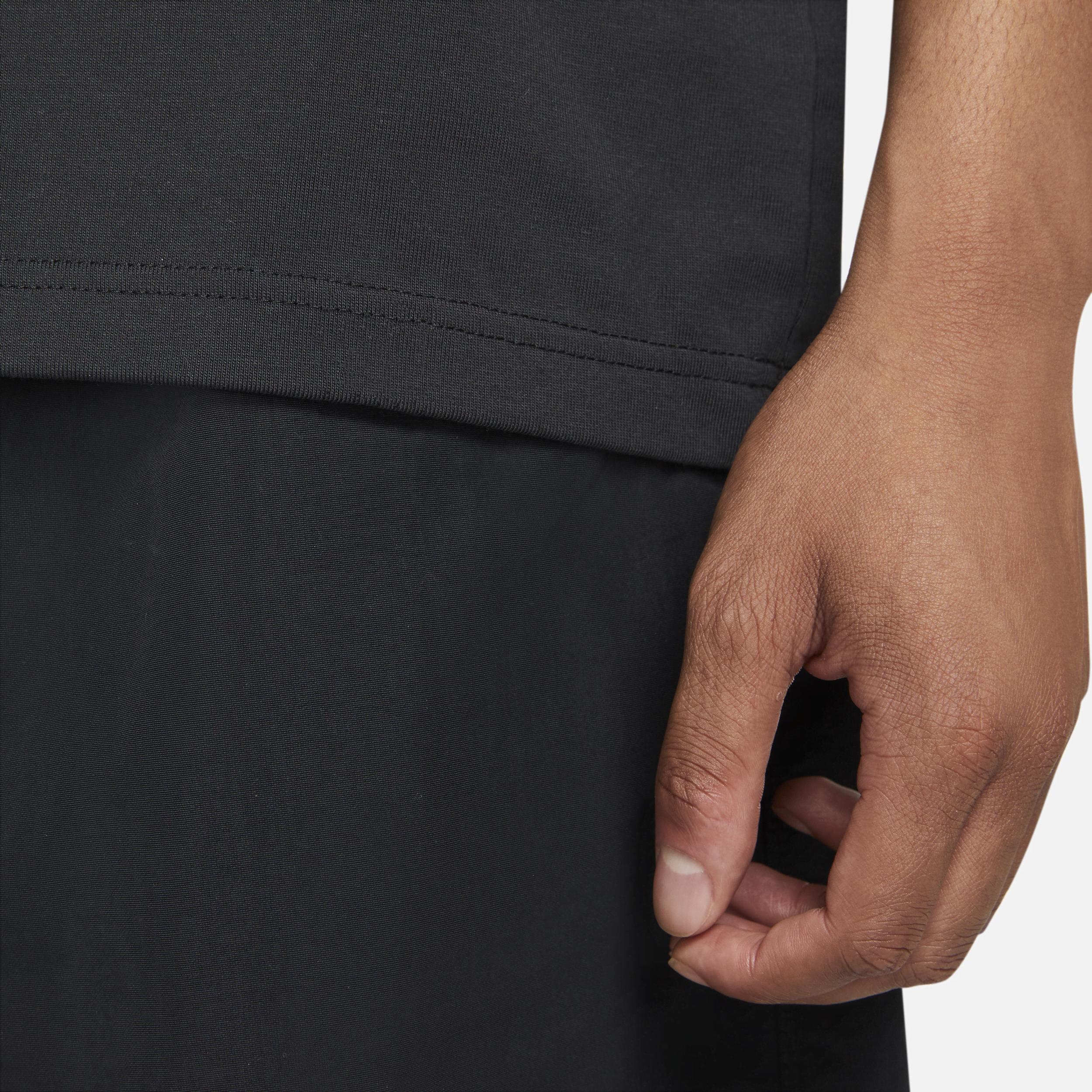 Men's Nike "Just Do It" Logo Tee, Size: Small, Black White Product Image