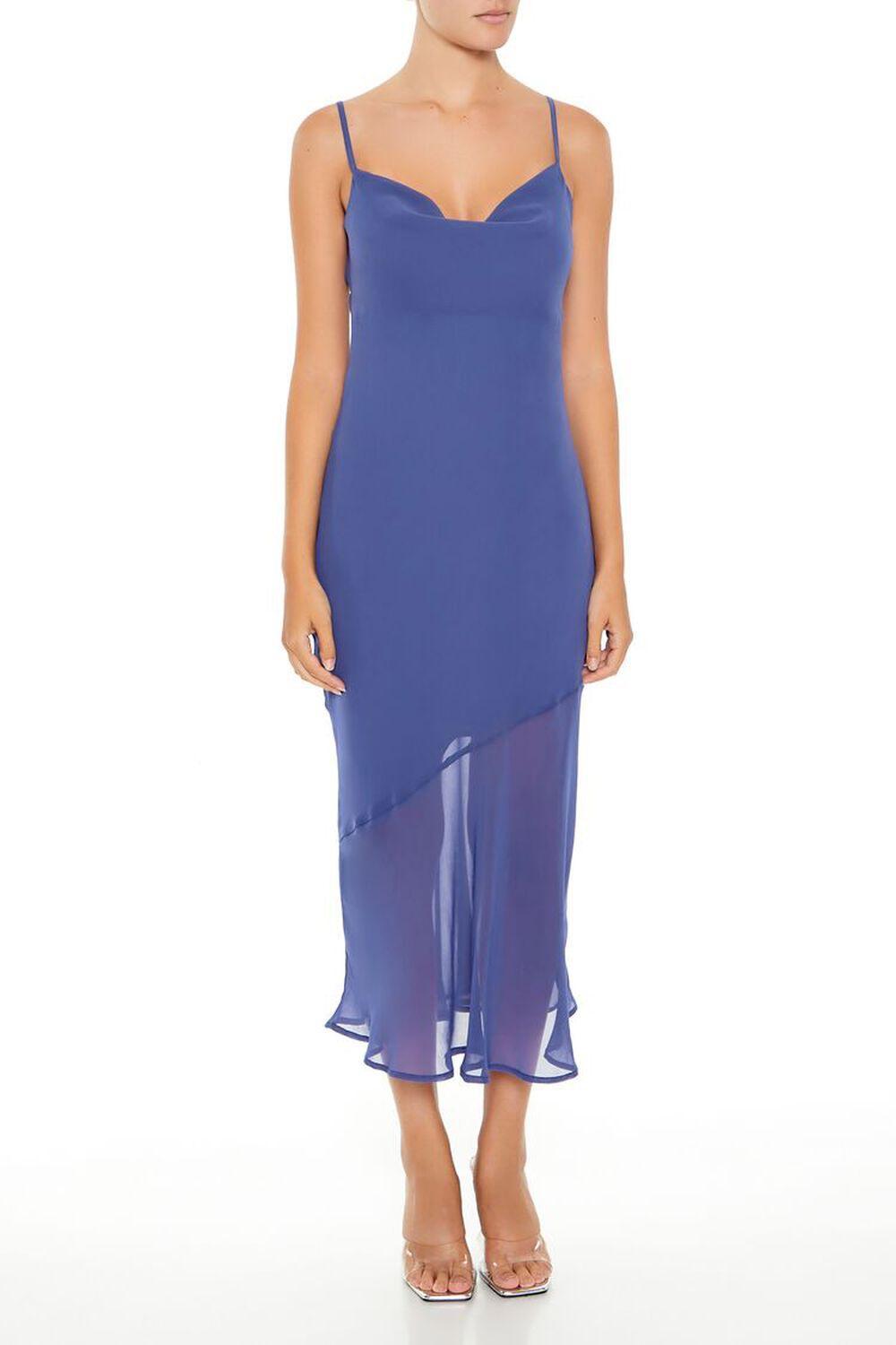 Chiffon Cowl Cami Midi Dress | Forever 21 Product Image