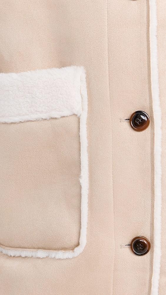 UGG Takara LuxeFluff Mid Jacket | Shopbop Product Image