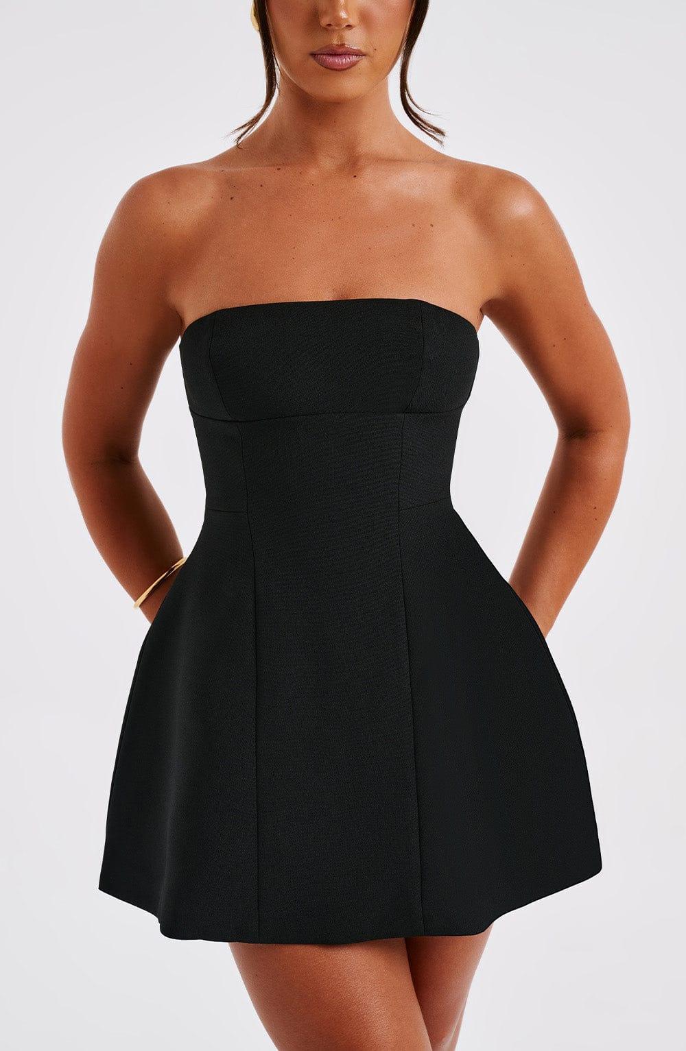 Asha Mini Dress - Black Product Image