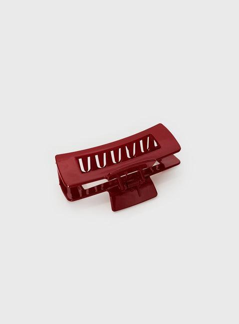 First Class Claw Clip Red Product Image