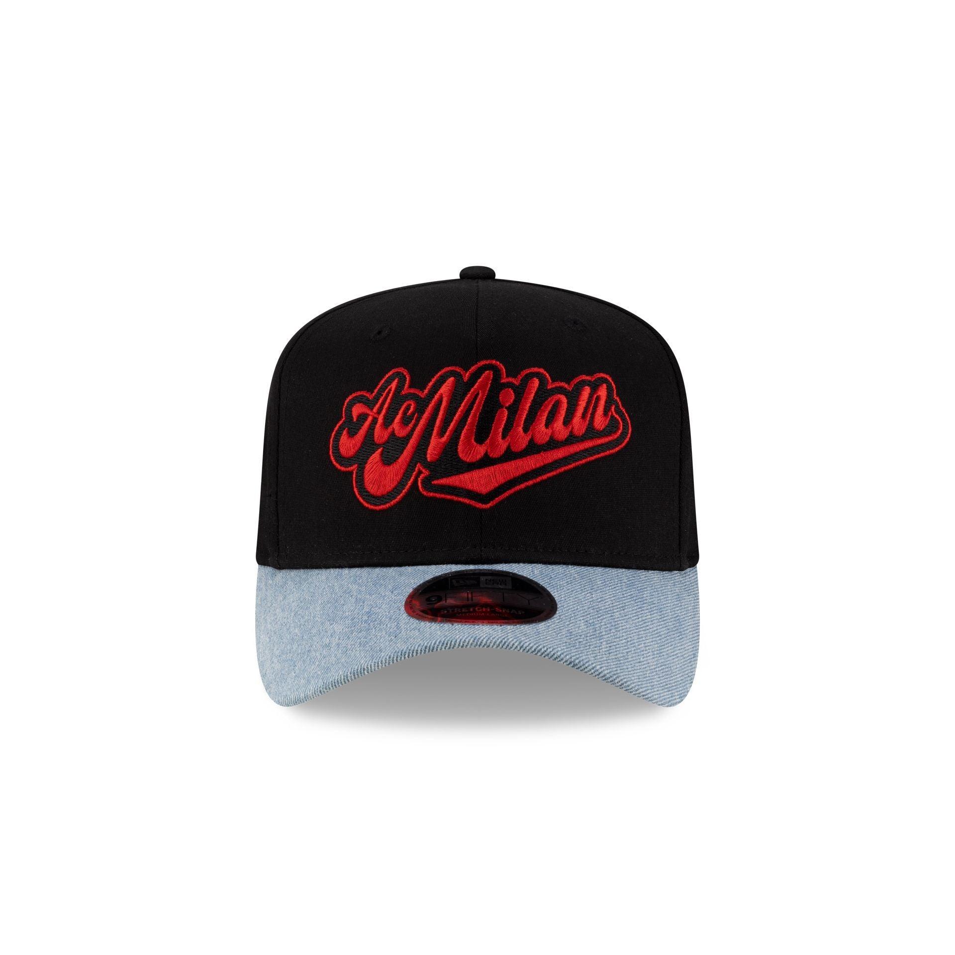 AC Milan Denim Visor 9FIFTY Stretch-Snap Hat Male Product Image