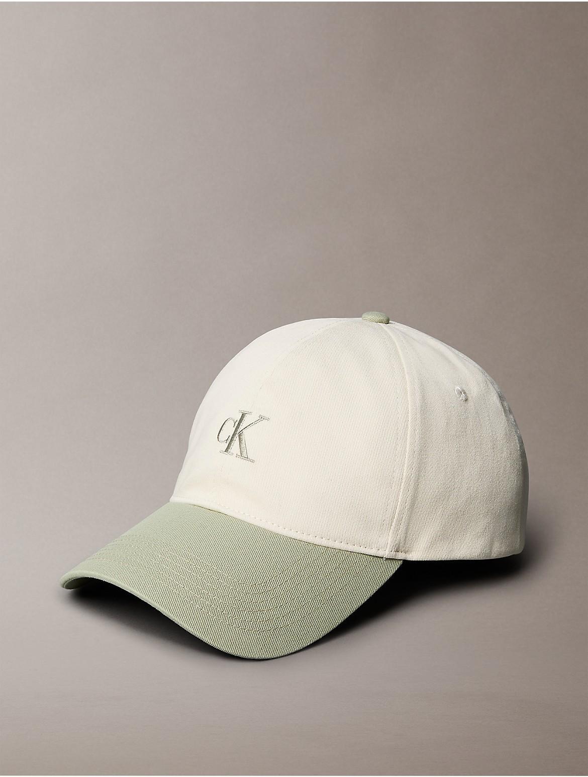 Calvin Klein Mens Contrast Embroidered Logo Baseball Cap - Blue Product Image