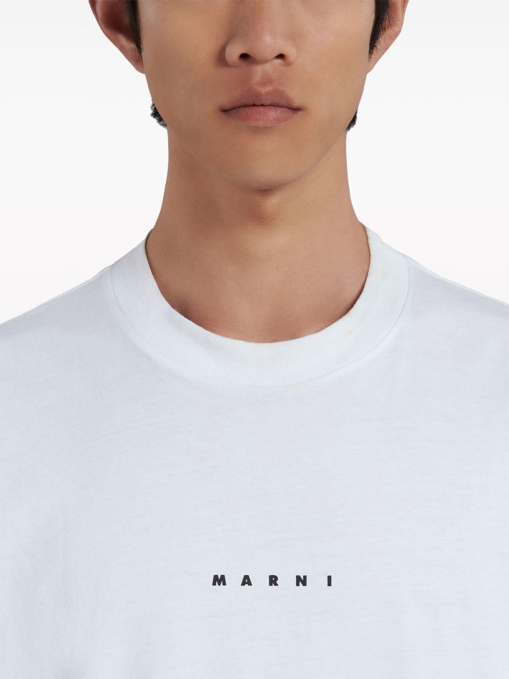 logo-print cotton T-shirt Product Image