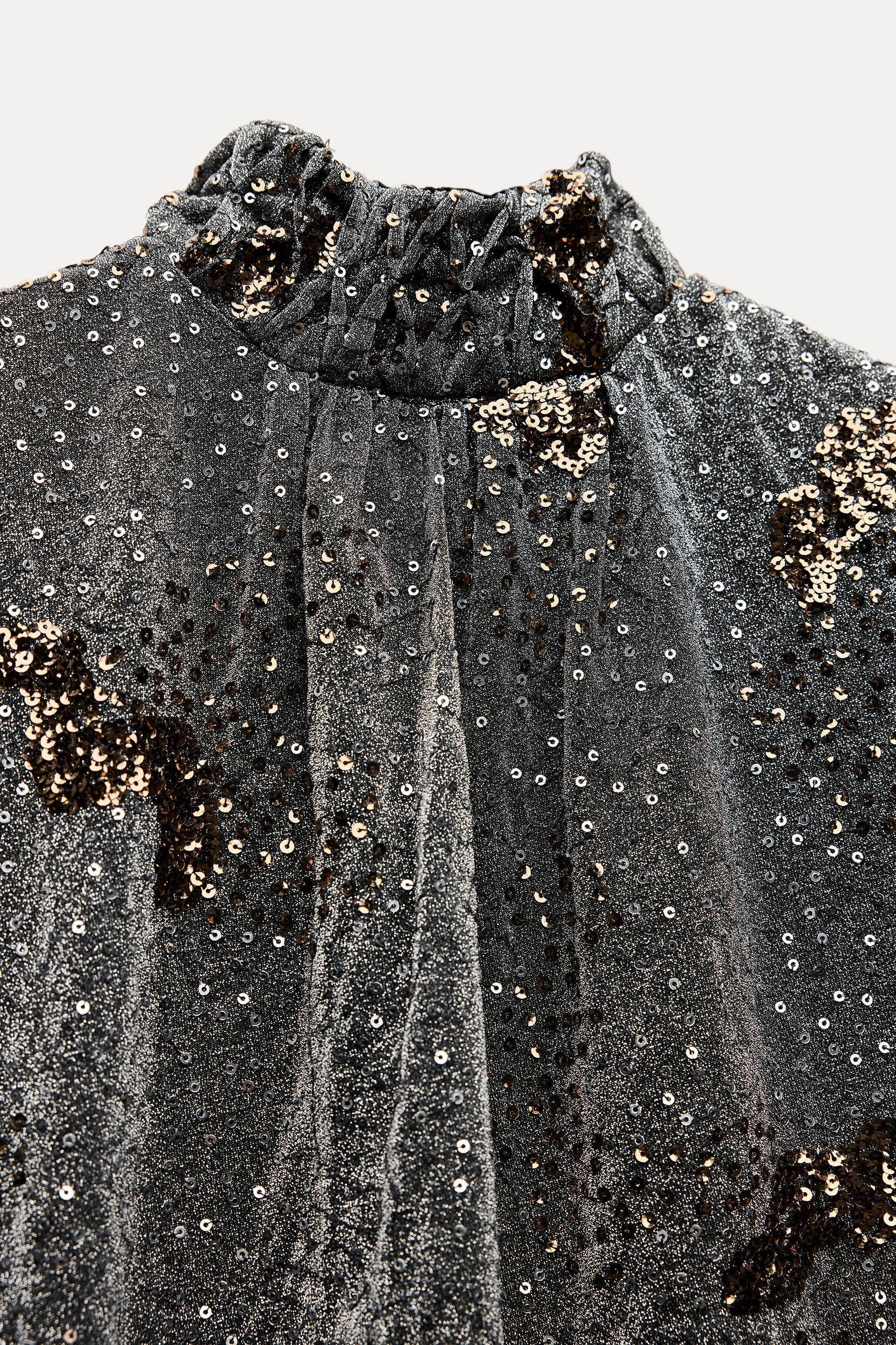 LONG SEQUIN DRESS Product Image