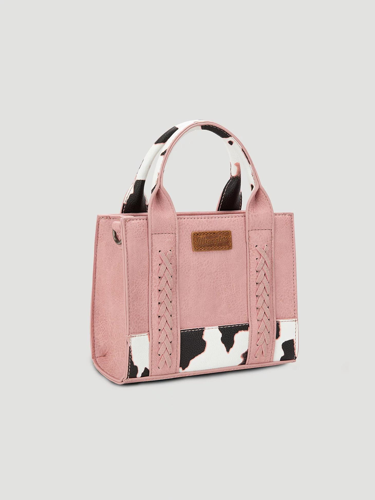 Cow Print Cross Body Mini Tote | Women's ACCESSORIES | Wrangler® Product Image