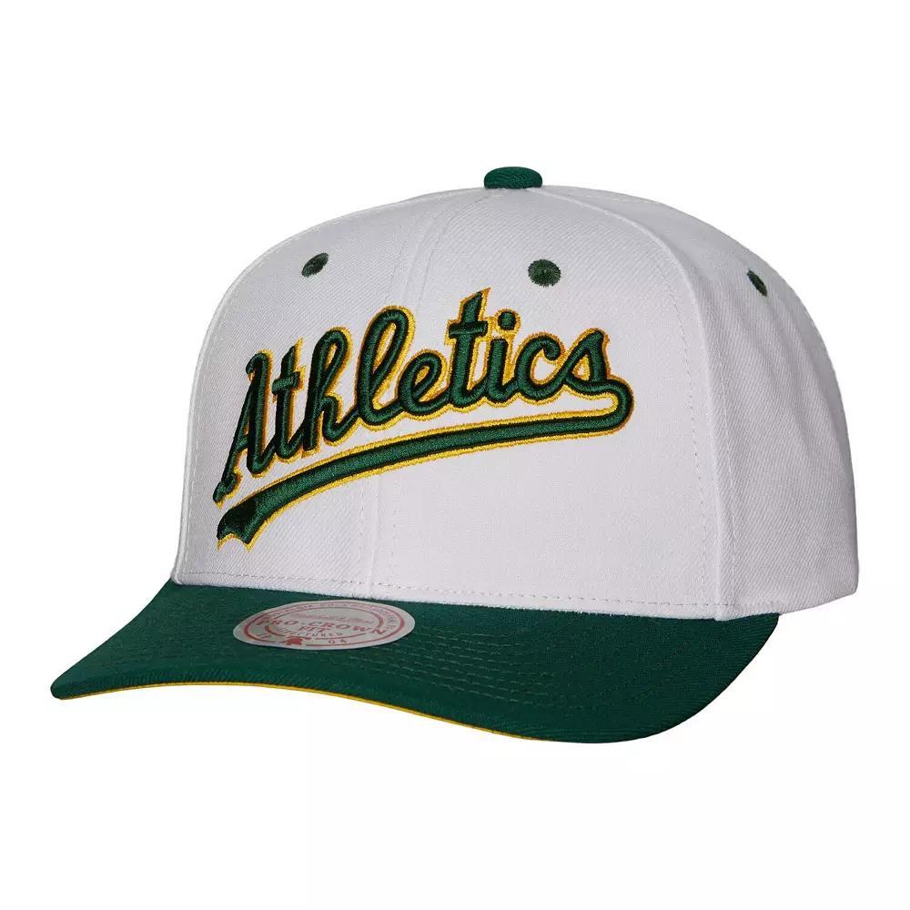 Mens Mitchell & Ness Oakland Athletics Cooperstown Collection Pro Crown Snapback Hat Product Image